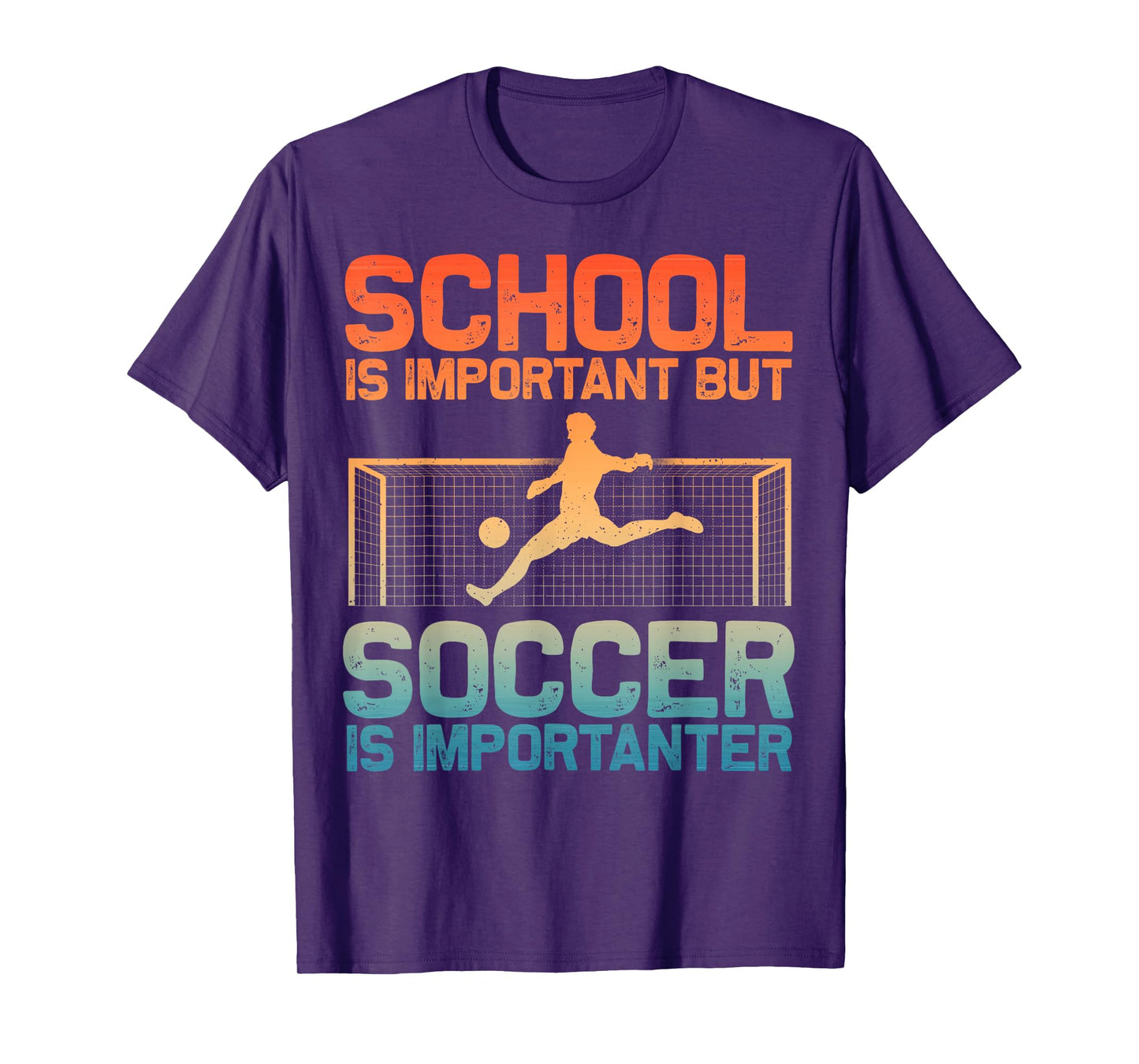 Funny Soccer Art for Boys Girls Men Women Gag Soccer Player T-Shirt