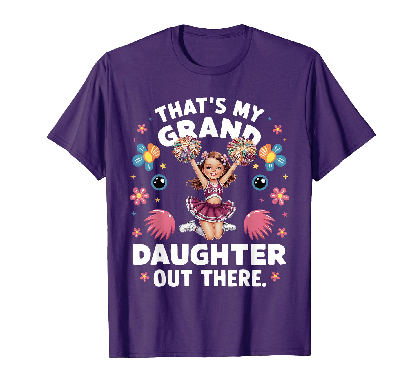 That's My Granddaughter Out There Cheerleading Grandma Funny T-Shirt