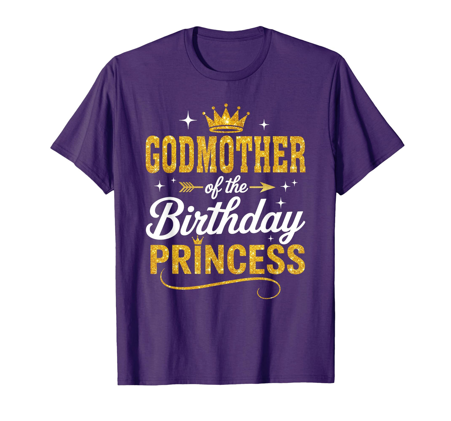 Godmother Of The Birthday Princess Birthday Girl Kid Family T-Shirt