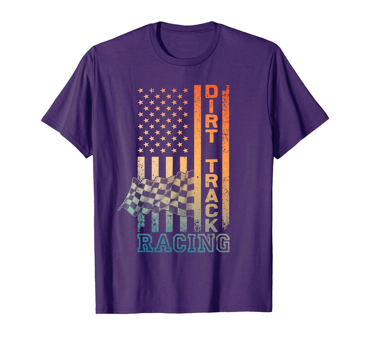 Cool Dirt Track Racing Art For Men Women Dirt Racing Lover T-Shirt