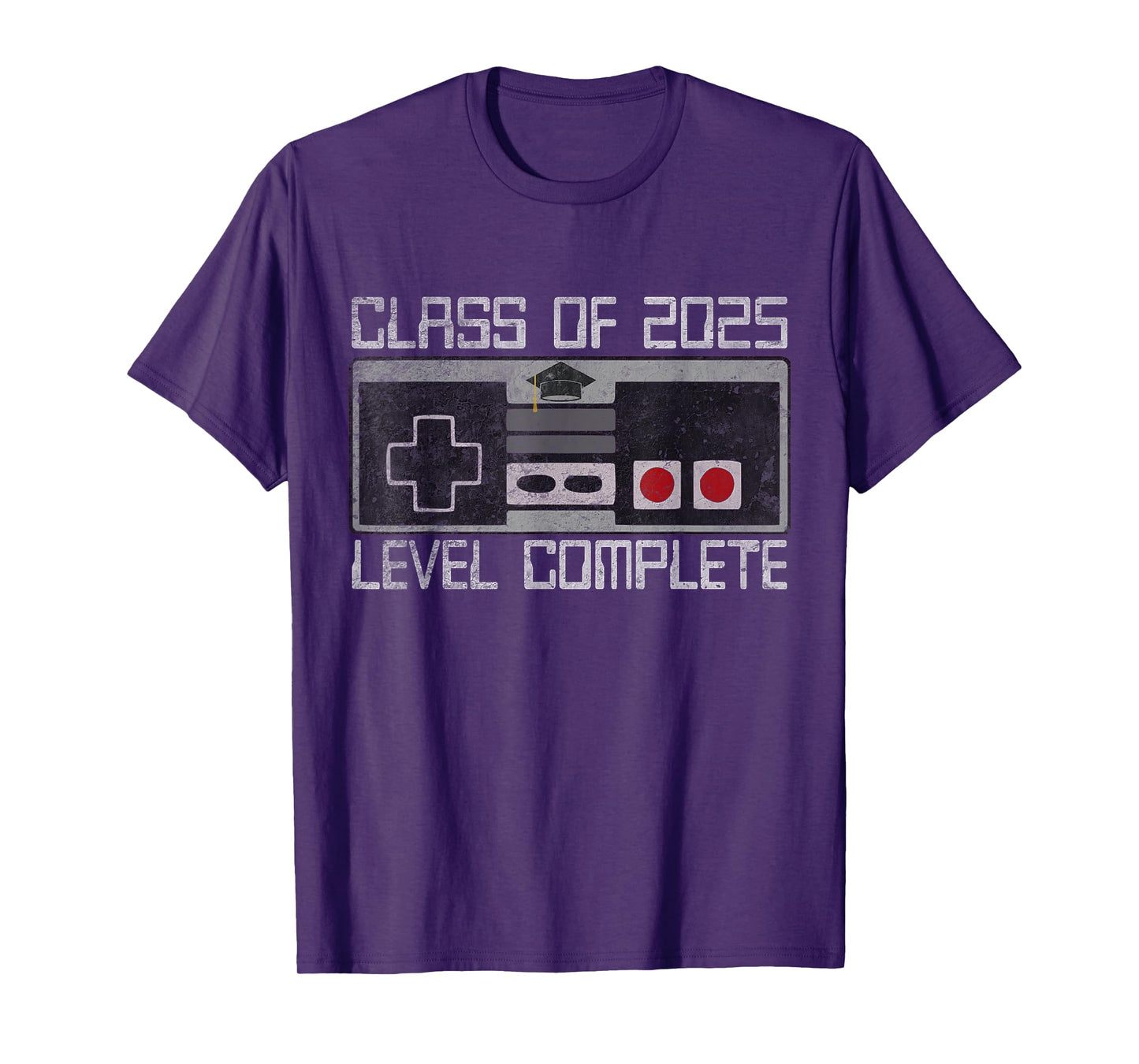 Class Of 2025 Level Complete Video Gamer Senior Graduation T-Shirt