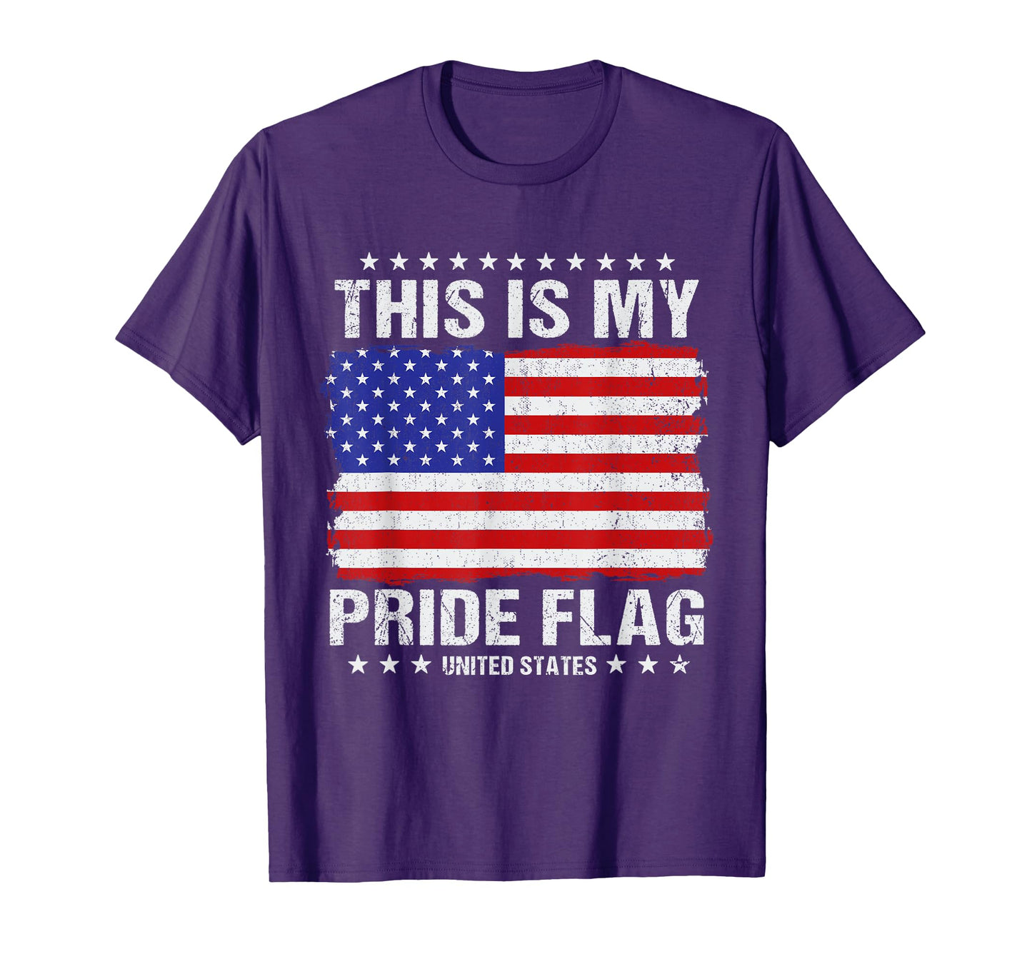 This Is My Pride Flag USA American 4th Of July Patriotic T-Shirt