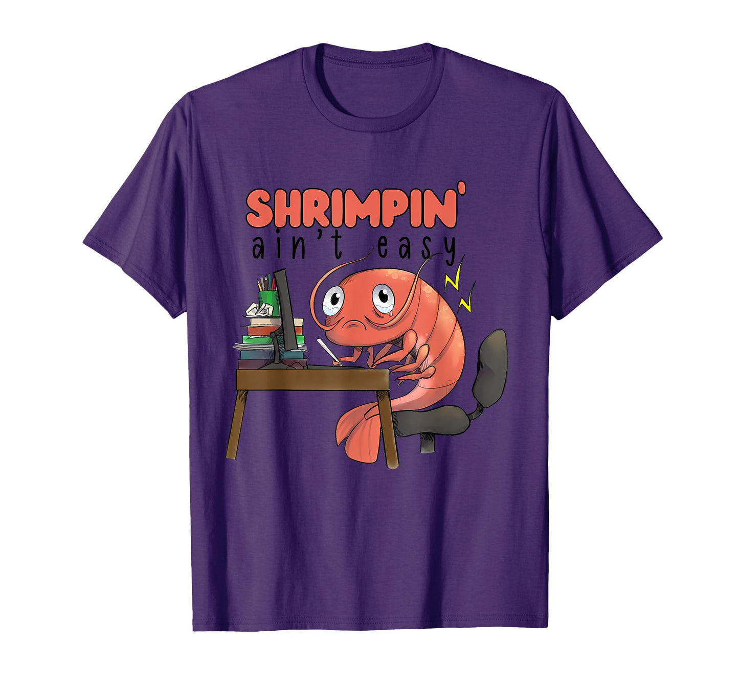 Funny Shrimpin' Ain't Easy Shrimp T-Shirt