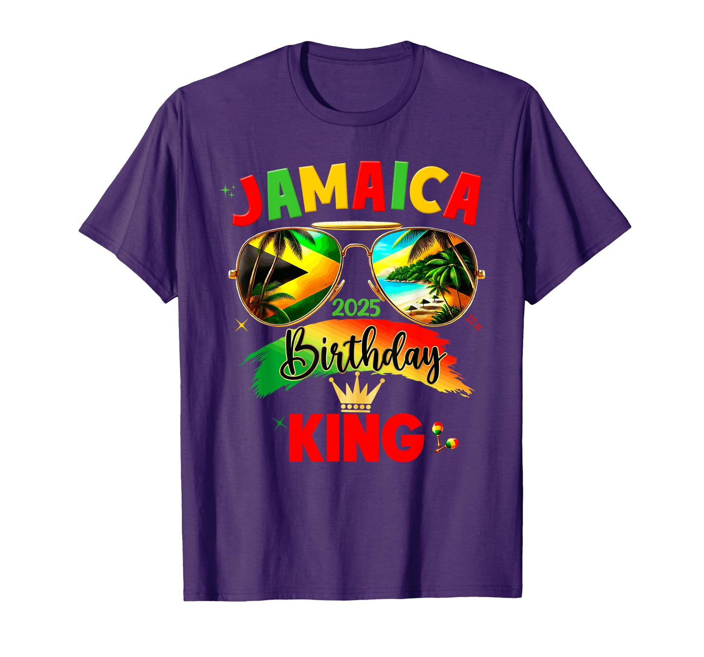 Birthday King 50th Jamaica 2025 T-Shirt