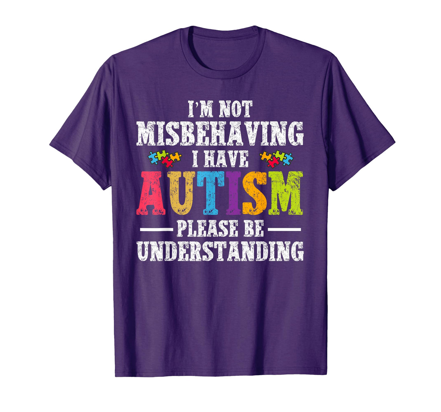 I'm not misbehaving I Have Autism Funny Autism Awareness T-Shirt