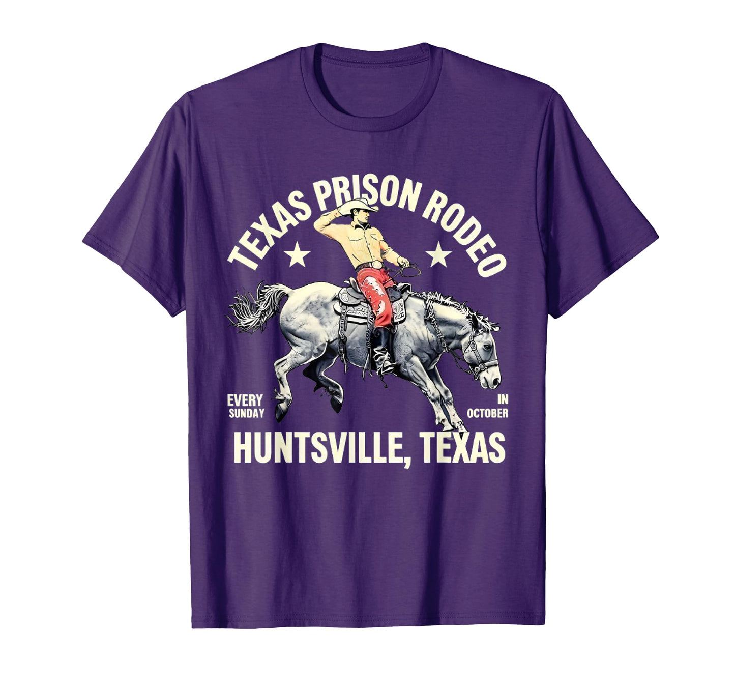 Texas Prison Rodeo Sunday In October Huntsville Texas Appare T-Shirt