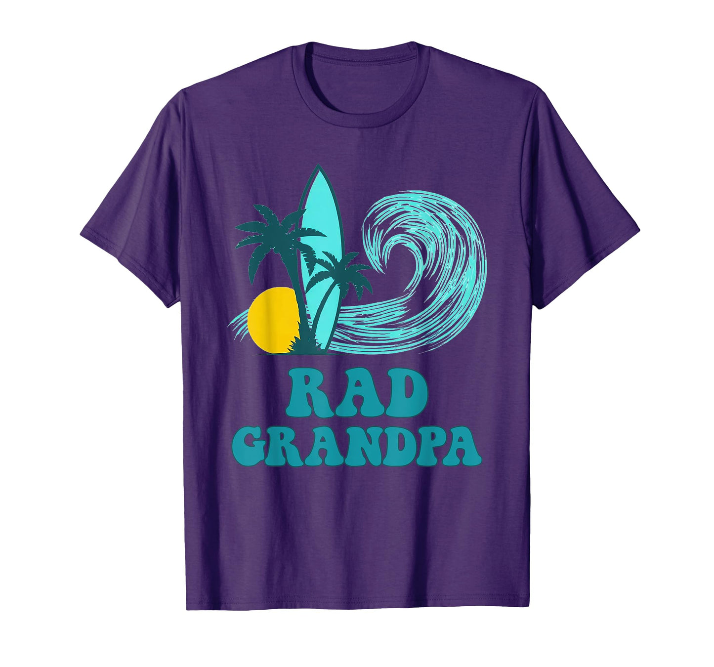 Rad Grandpa The Big One 1st Birthday Surf Family Matching T-Shirt