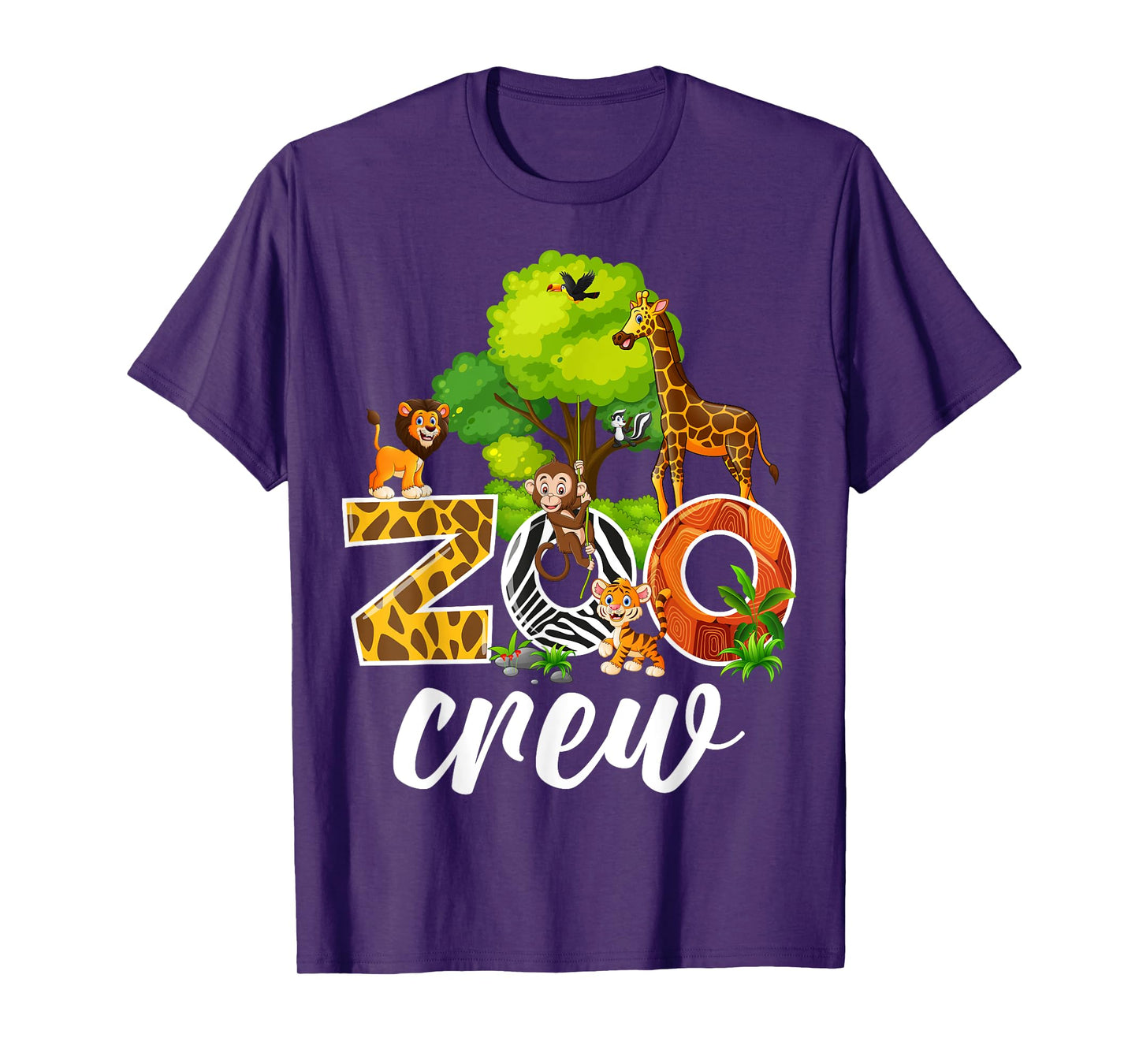 Zoo Keeper Safari Wildlife Jungle Animals Zoo Crew T-Shirt