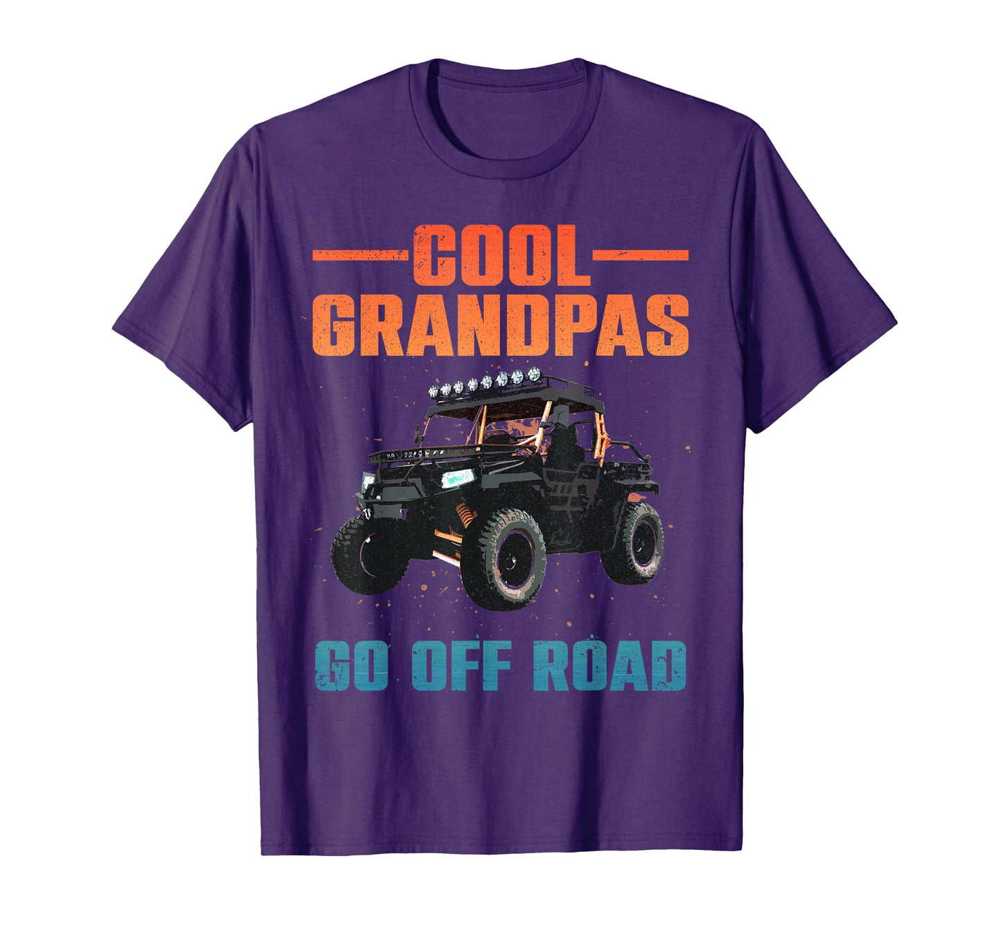 Side by Side Design for Grandpa Men Off Road UTV SxS Riding T-Shirt