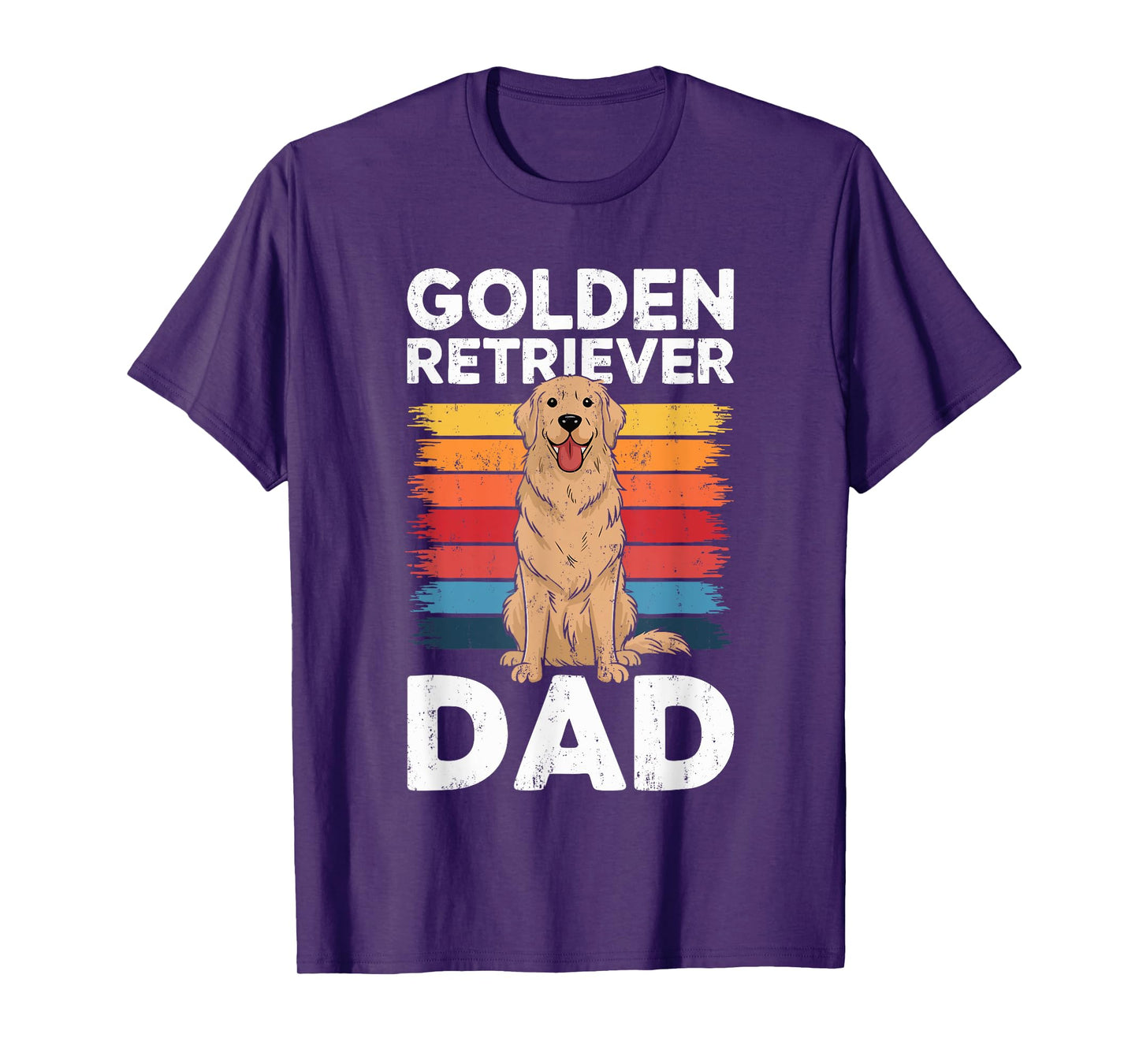 Golden Retriever Dad Shirt Men Daddy Dog Lover Fathers Day T-Shirt