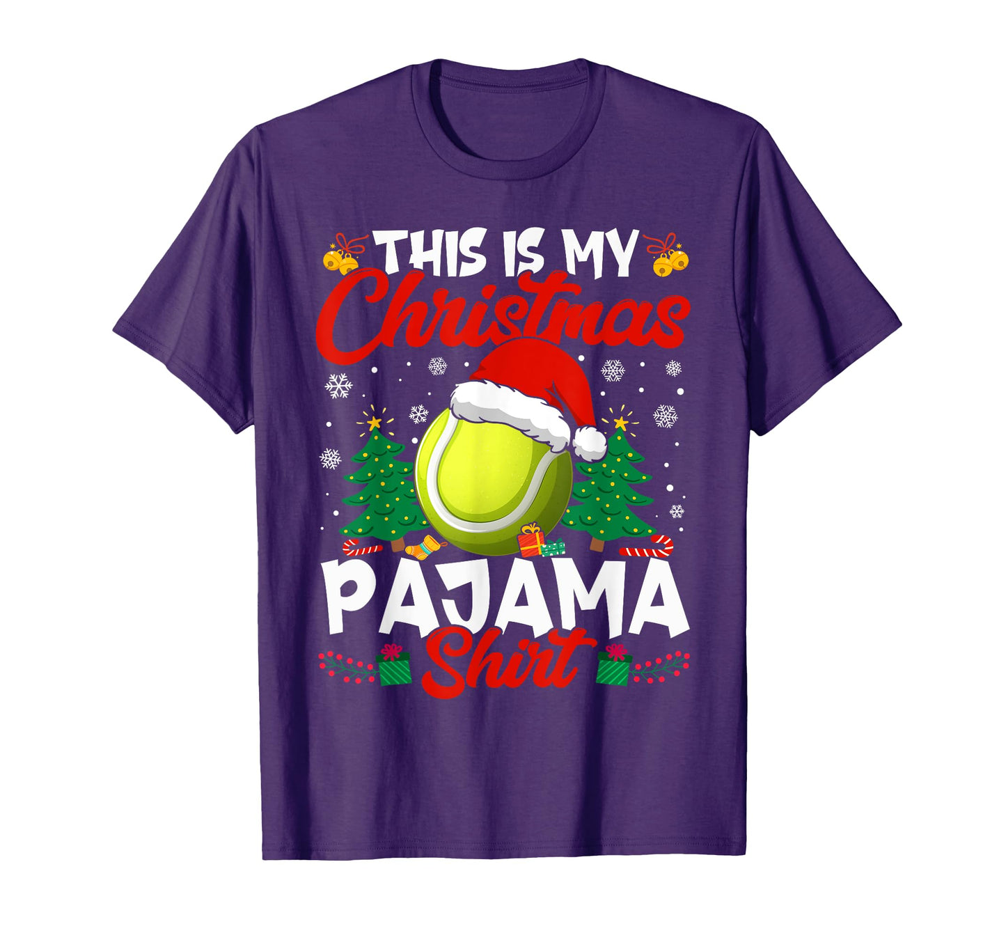 This Is My Christmas Tennis Lover Men Women Boy Girl T-Shirt
