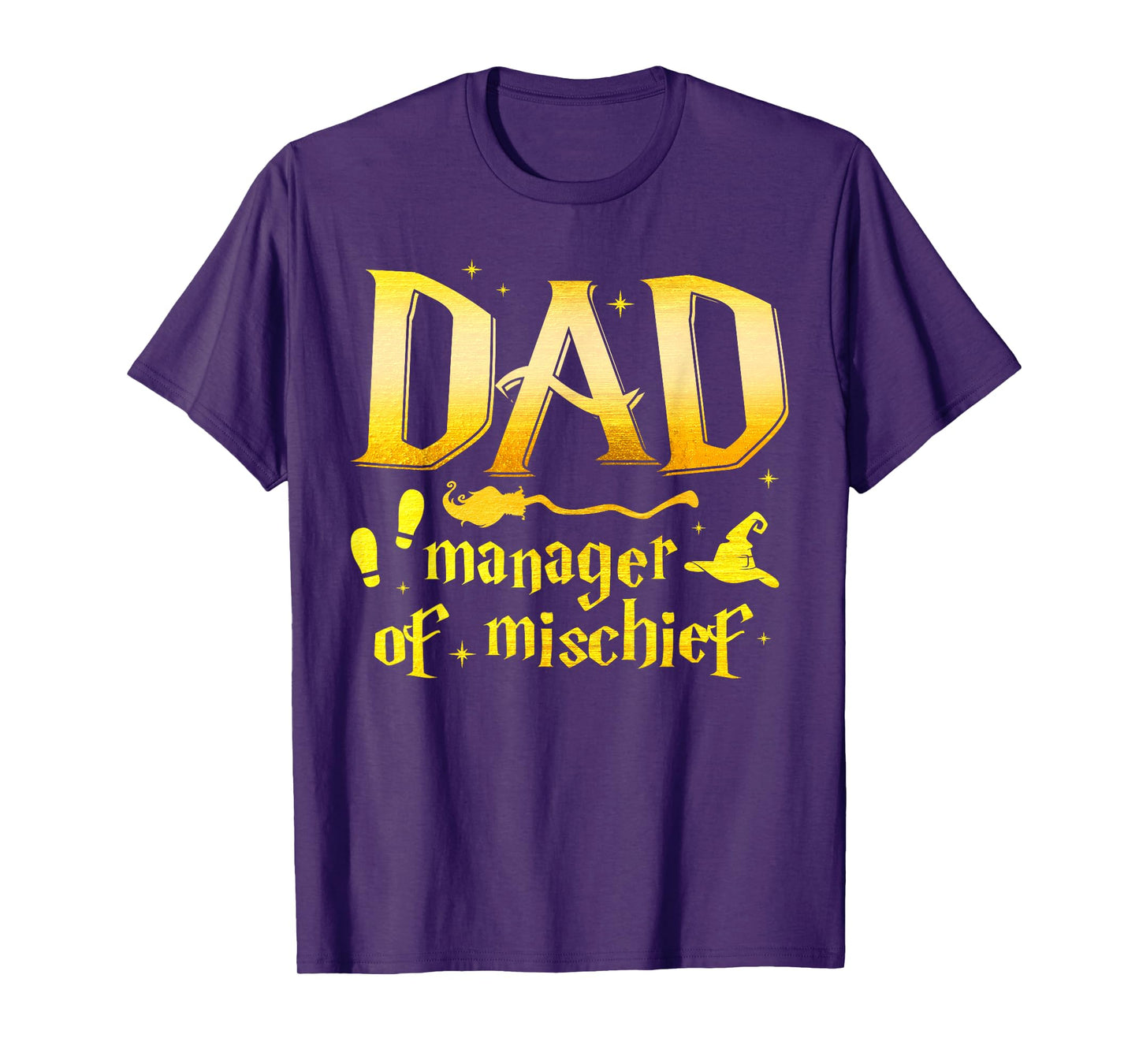 Magical Dad Manager of Mischief Birthday Family Matching T-Shirt