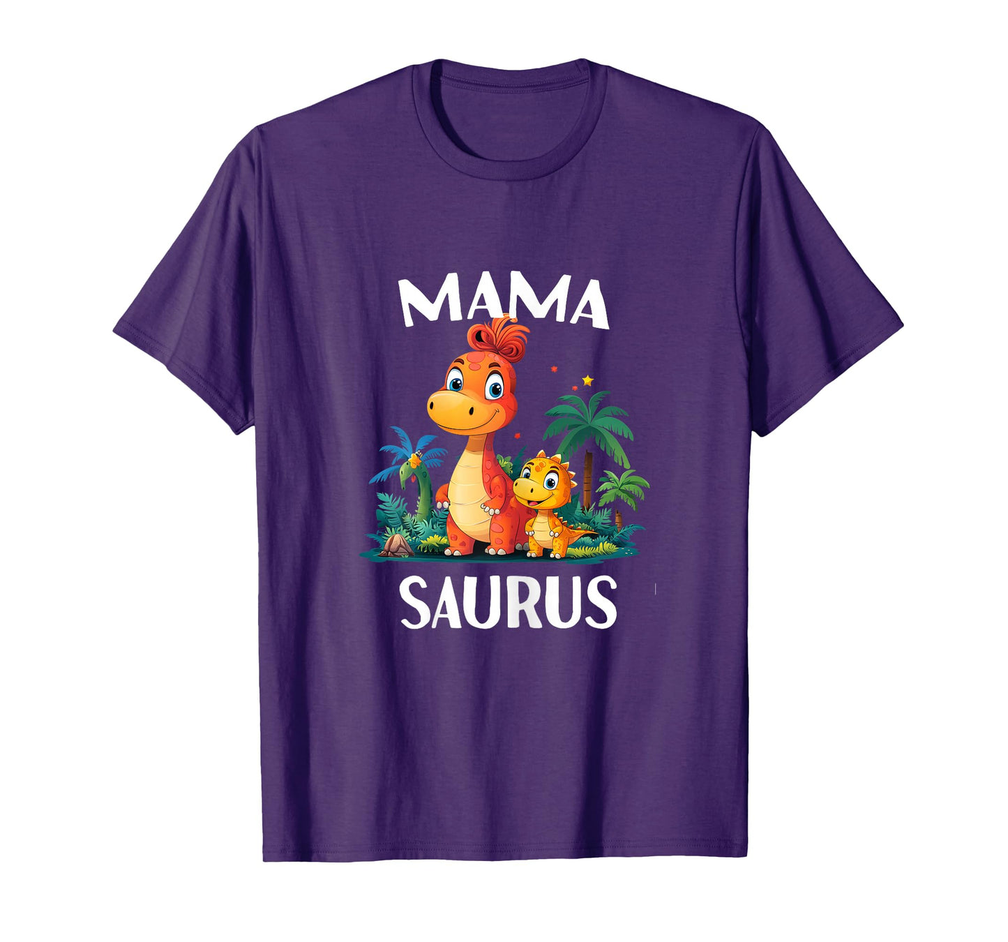 Mama Saurus Dinosaur Dino Matching Family Mom women T Rex T-Shirt