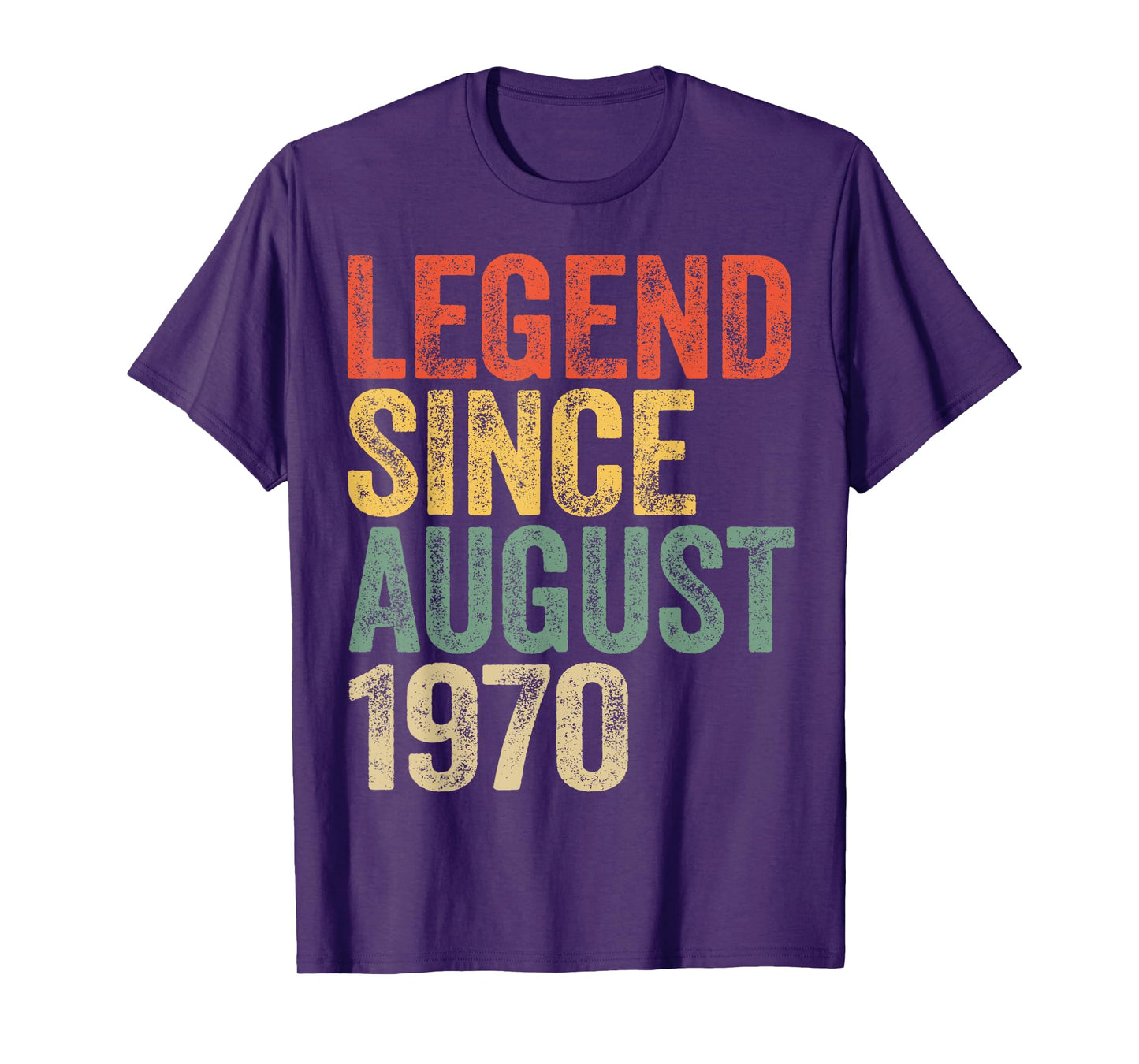 Legend 1970 55th Birthday Gifts for Men Women 55 Year Old T-Shirt