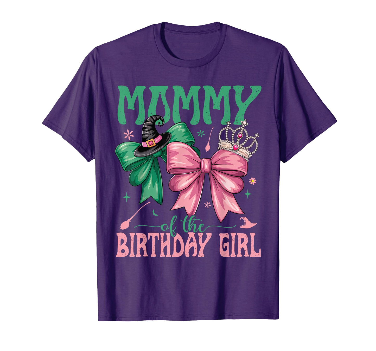 Mommy Of The Birthday Girl Matching Witch Family Bday Part T-Shirt