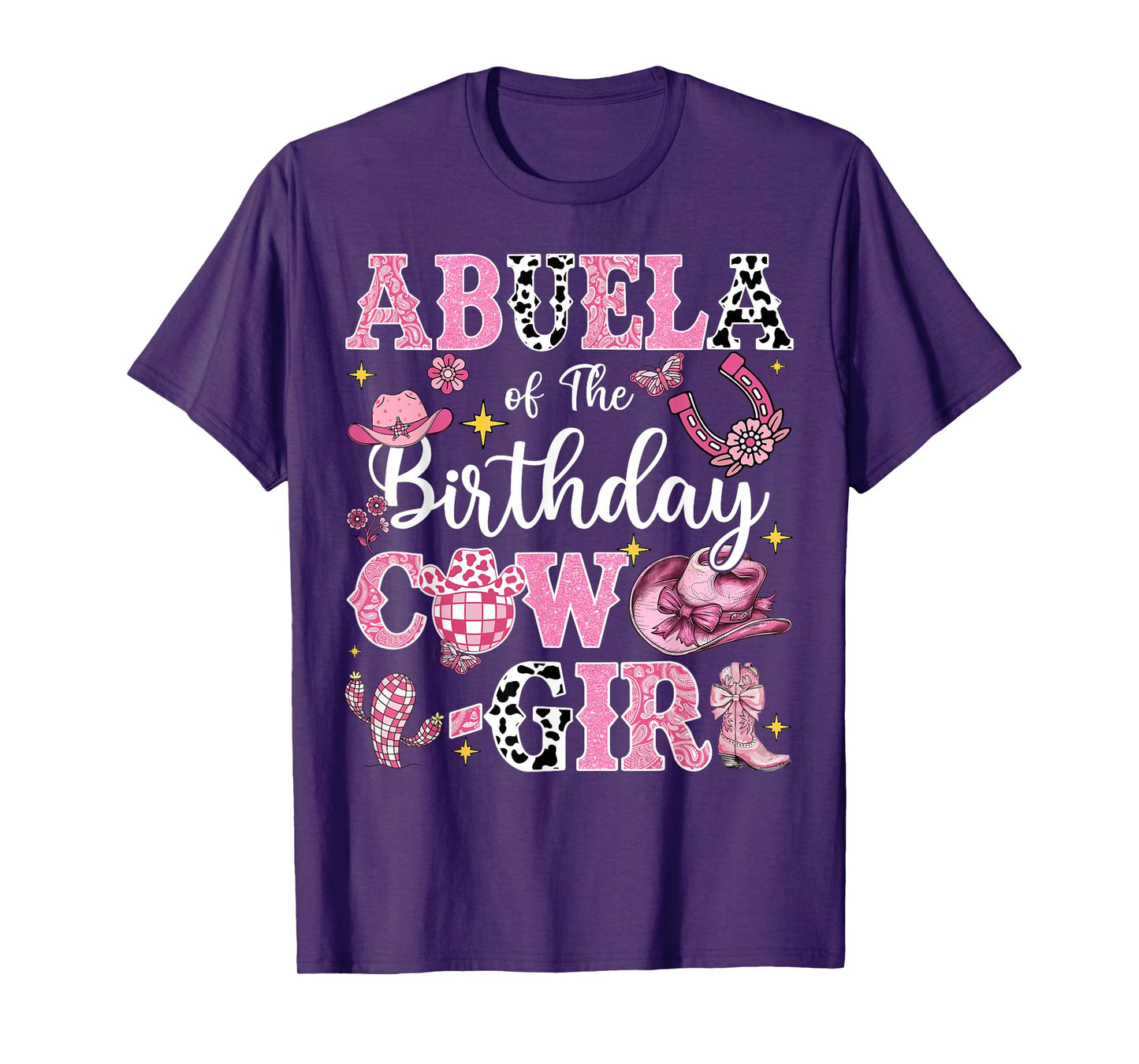 Abuela Of The Birthday Cow-Girl Rodeo Abuela Bday Party T-Shirt