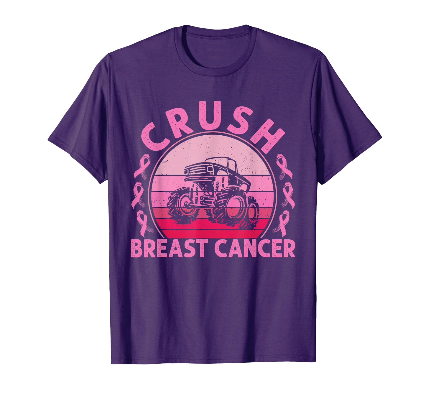 Crush Breast Cancer Awareness Women Men Boys T-Shirt
