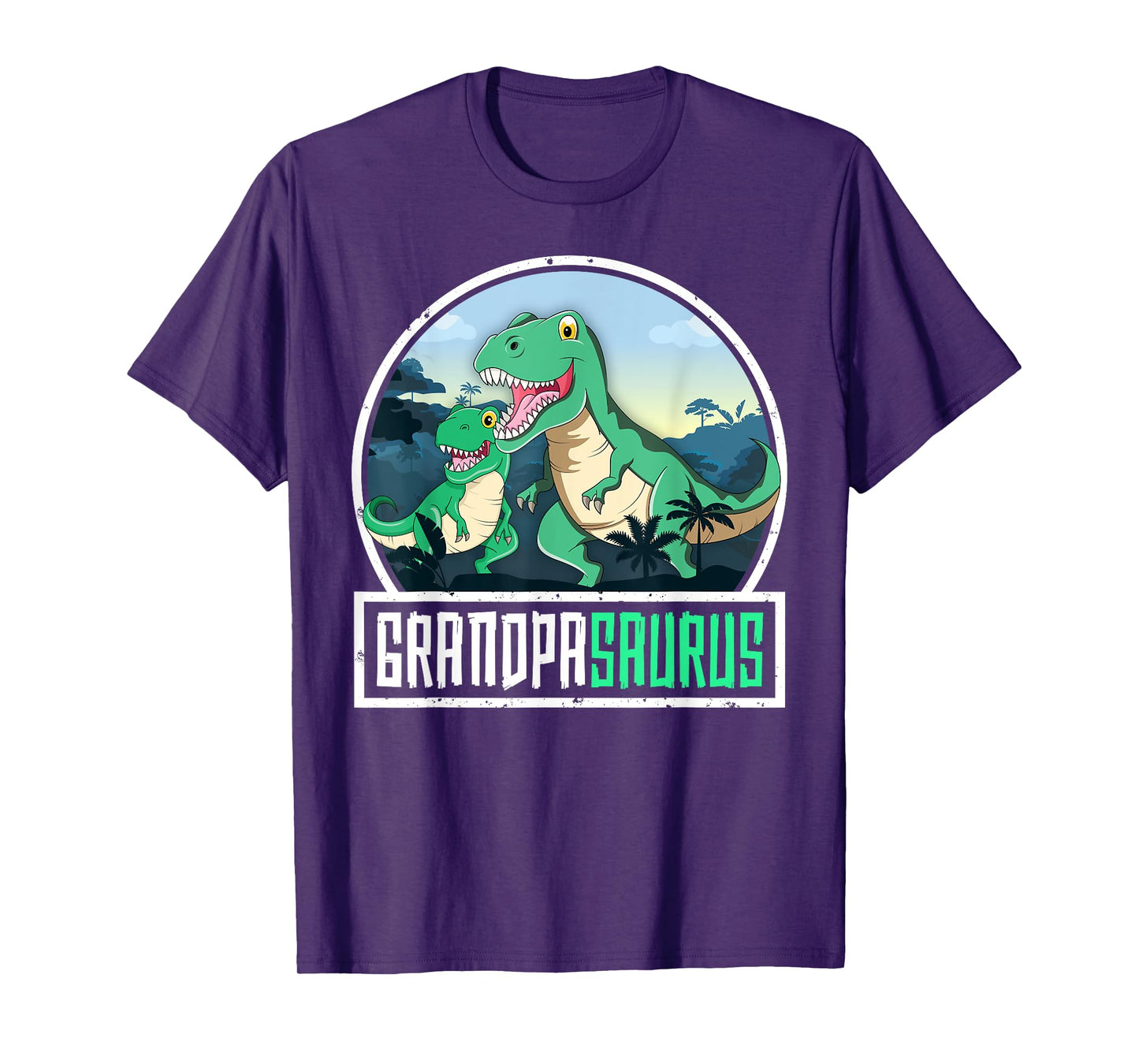 Grandpasaurus T-Rex Dinosaur Saurus Grandpa Matching Family T-Shirt