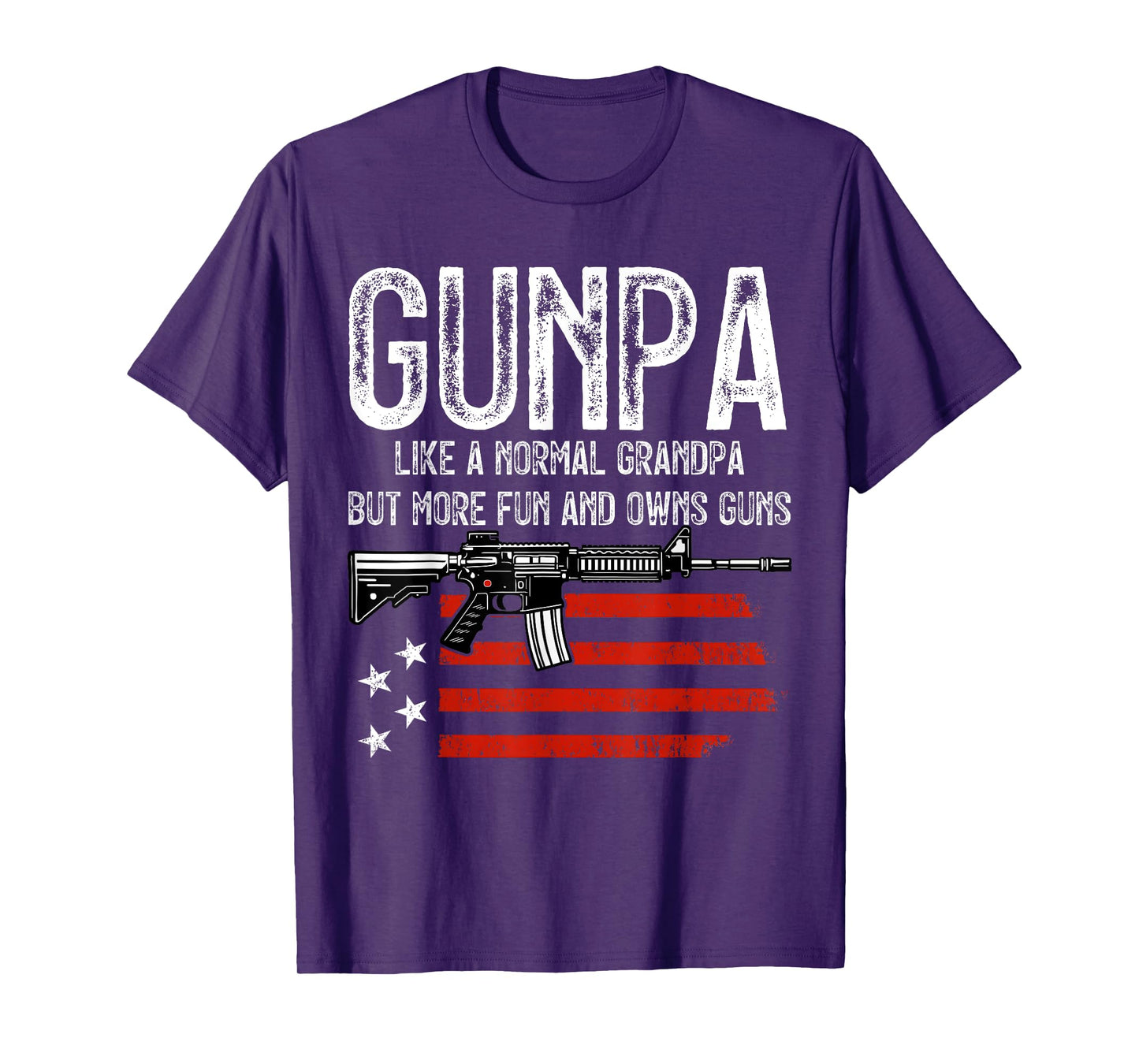 Gunpa Like A Normal Grandpa But More Fun and Owns Guns Men T-Shirt