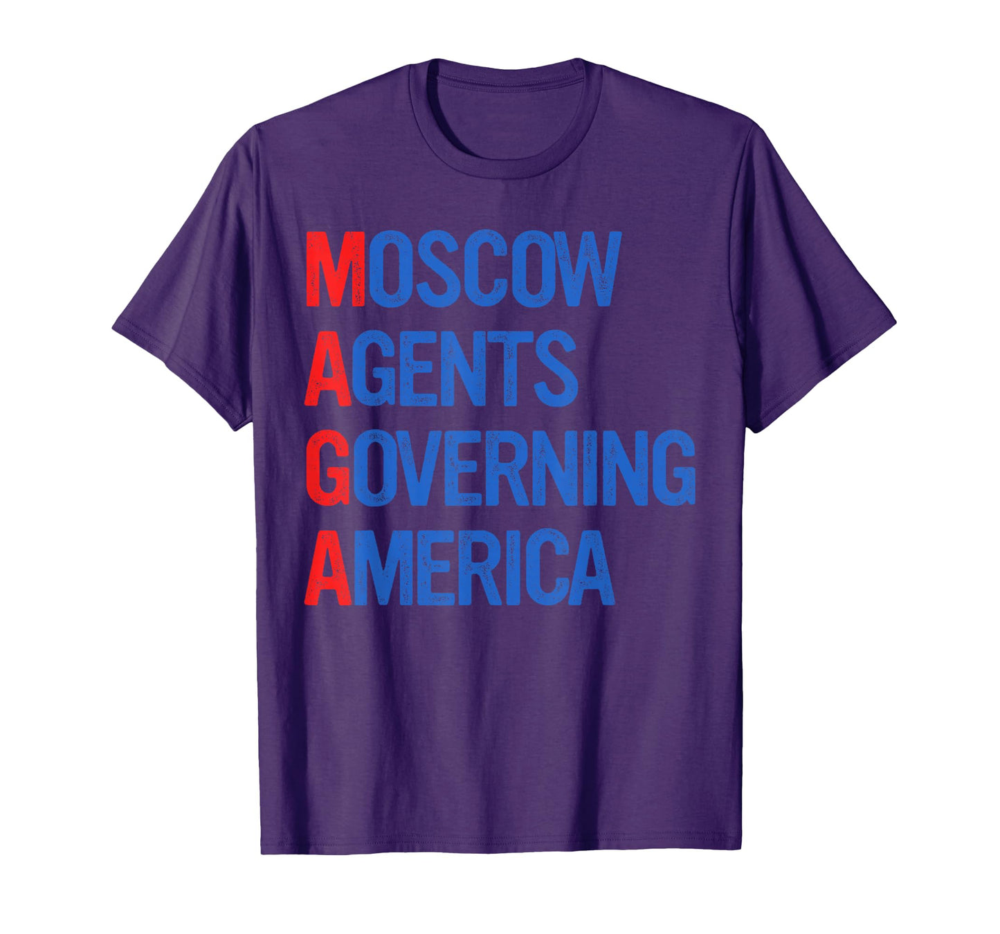 Retro Moscow Agents Governing America Anti Trump Men Women T-Shirt