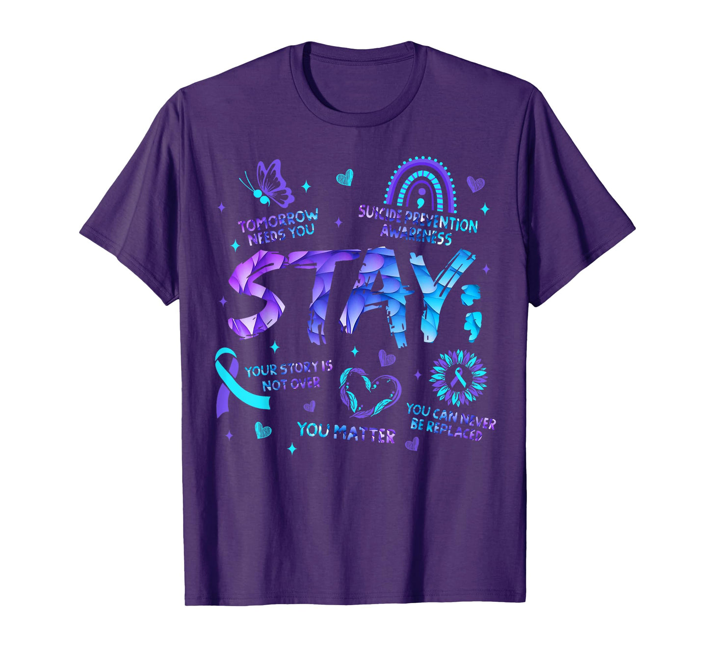 Your Story Is Not Over Stay Suicide Prevention Awareness T-Shirt