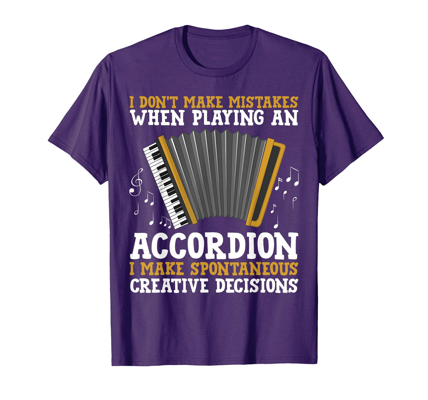 Accordion Art For Men Women Accordionist Accordion Player T-Shirt