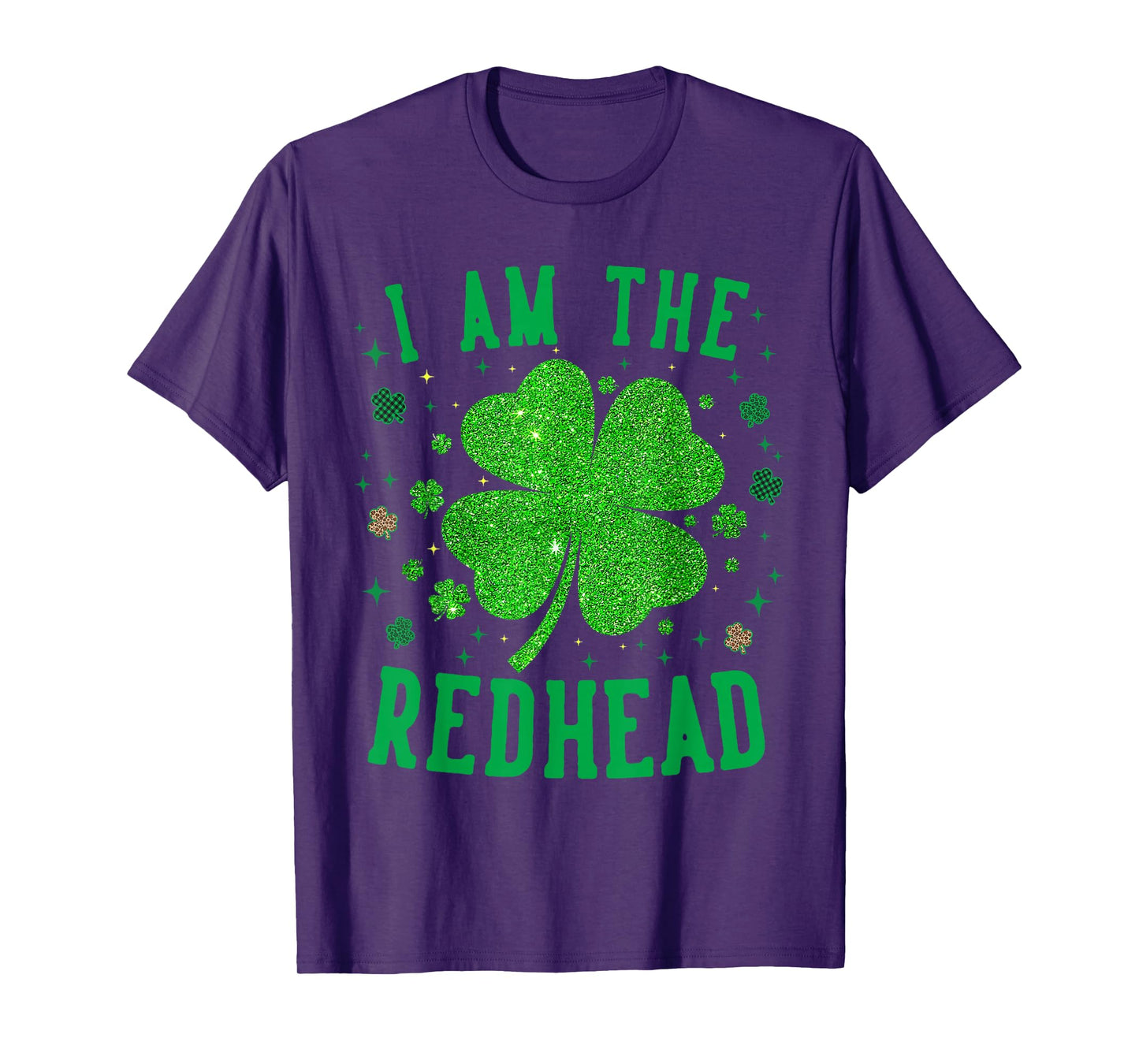 I Am The Redhead Leopard Dibs on The Redhead St Patricks day T-Shirt