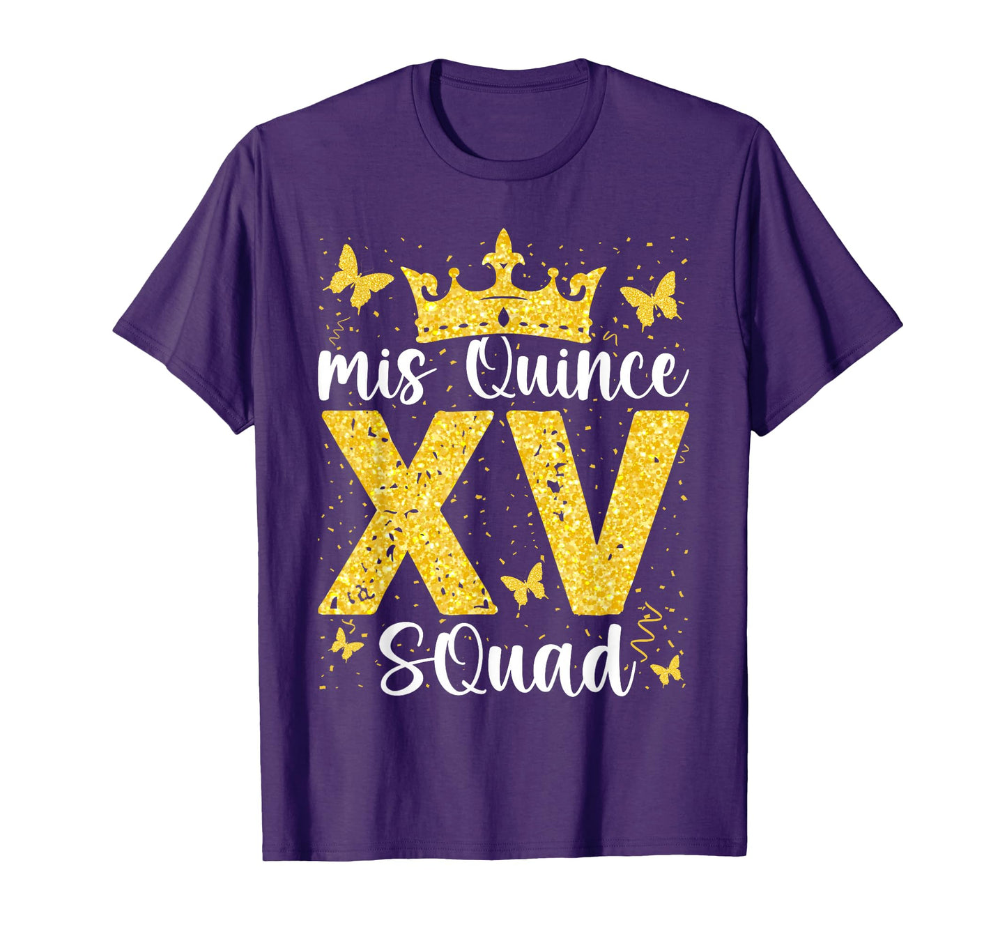 15th Birthday Mis Quince Squad Quinceanera T-Shirt