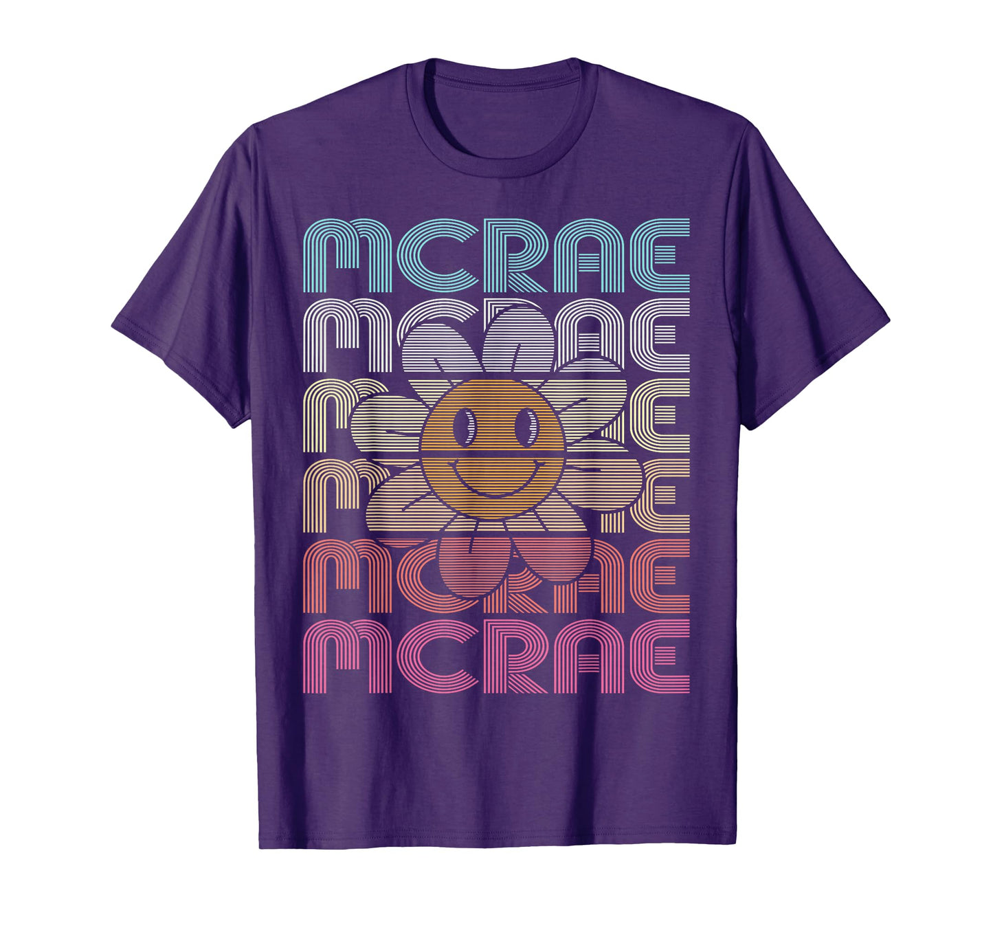 Retro McRae Frist Name I Love McRae 80's Vintage T-Shirt