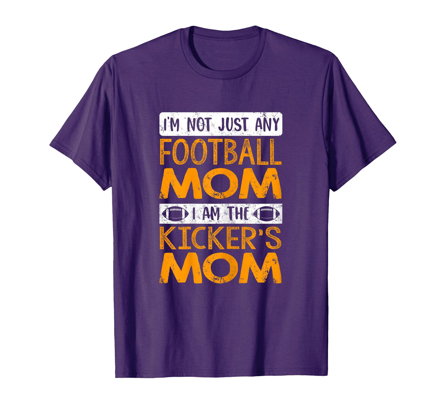 Funny Football Lover Graphic Mom Football Kicker T-Shirt