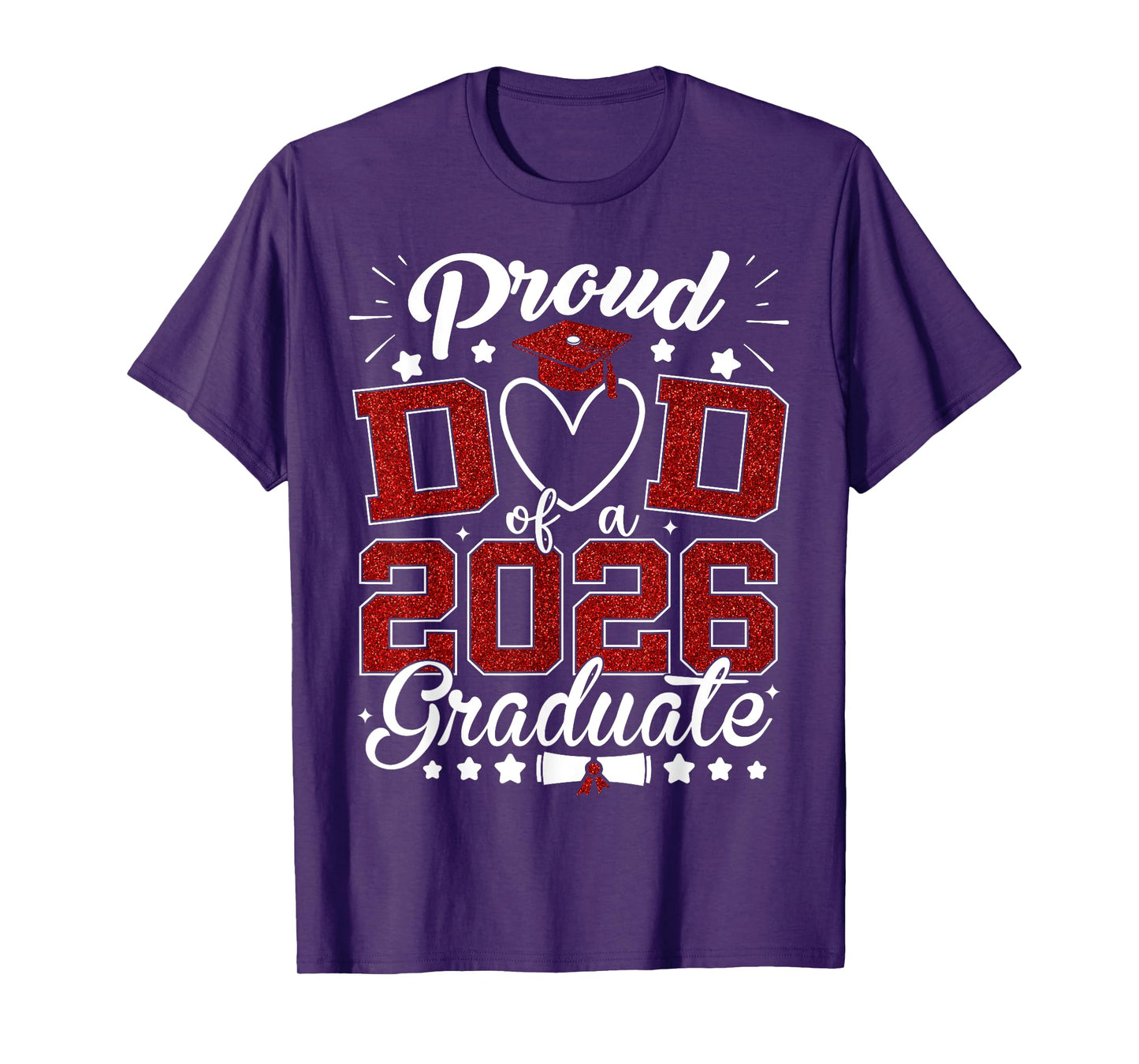Proud Dad of A 2026 Graduate Senior Class of 2026 Graduation T-Shirt