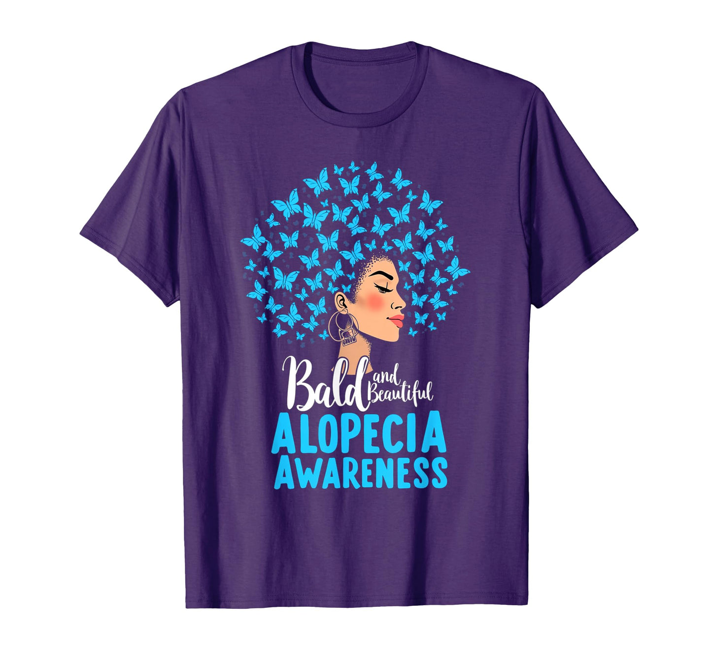 Alopecia Hair Loss Alopecia Areata Awareness T-Shirt