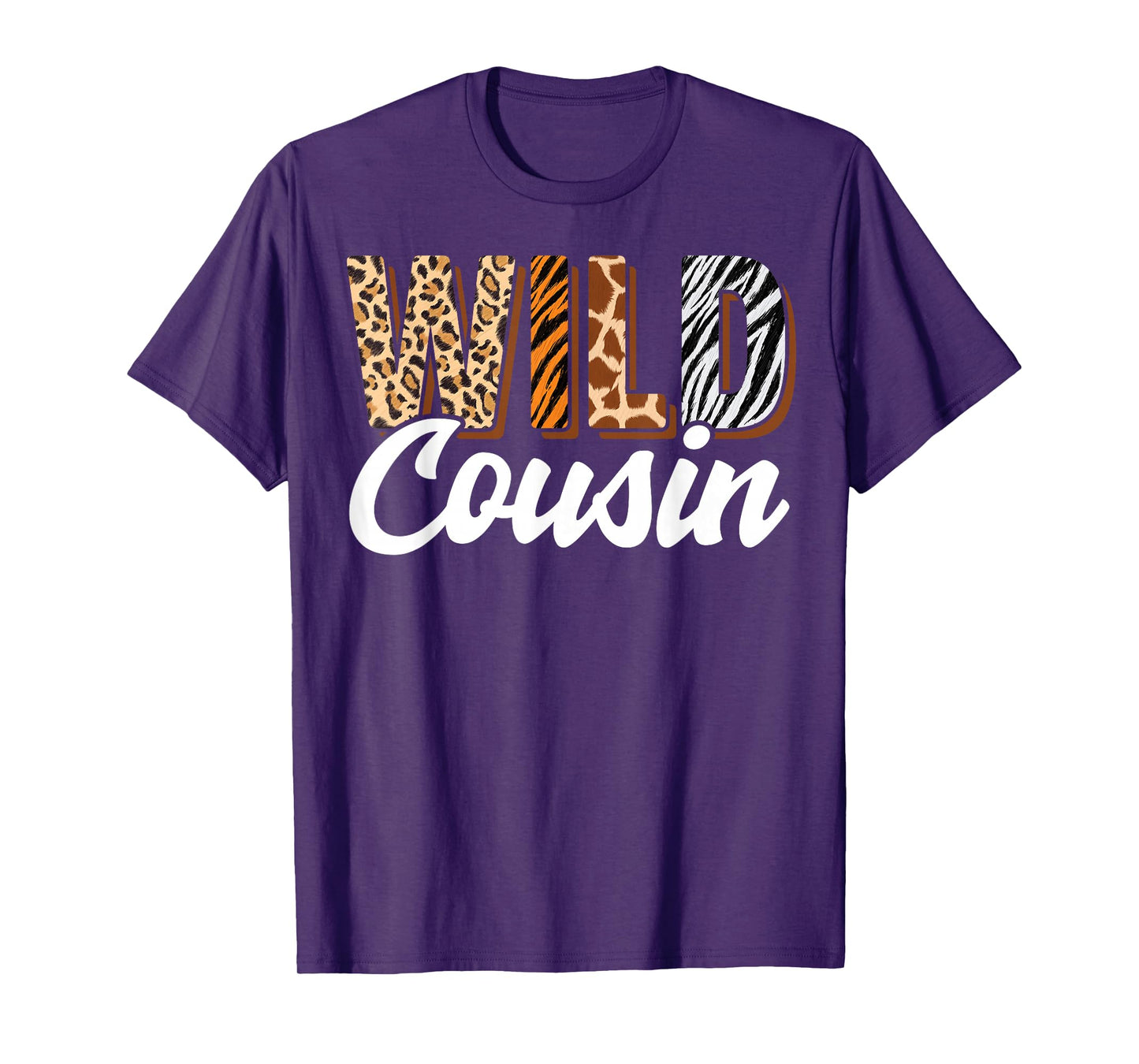 Wild Cousin Zoo Born Two be Wild B-day Safari Jungle Animal T-Shirt