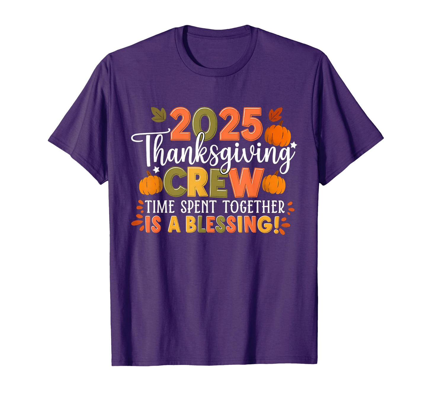 Family Thanksgiving 2025 Thanksgiving Crew Matching Group T-Shirt