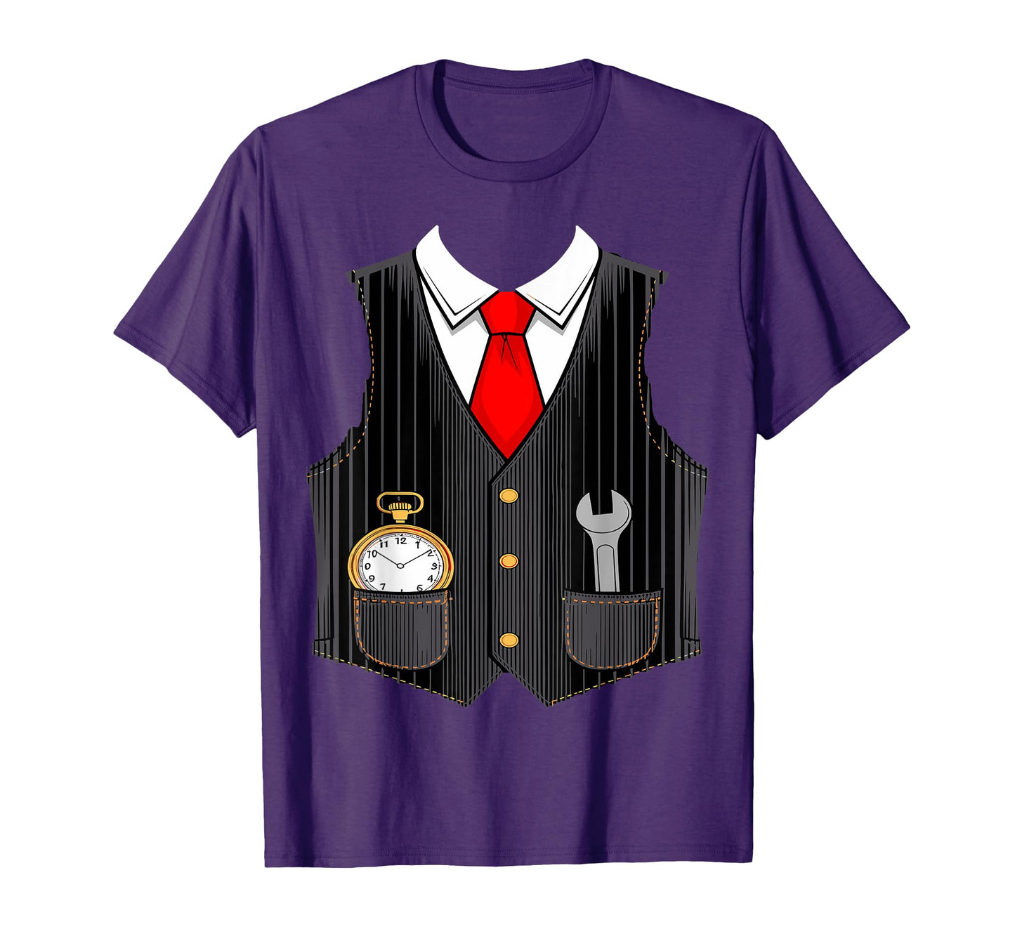 Halloween Train conductor costume for kids men women T-Shirt