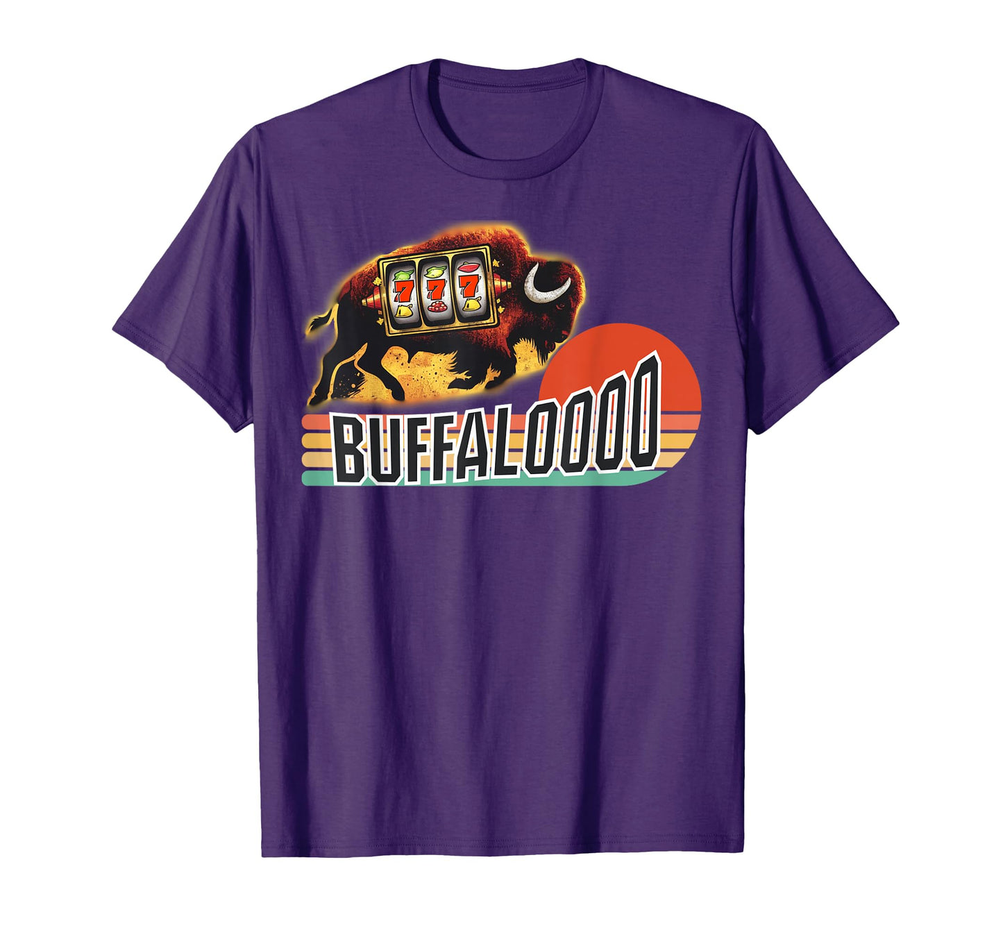 Lucky Buffalo Casino Slot Machine BUFFALOOOOO Gambling T-Shirt
