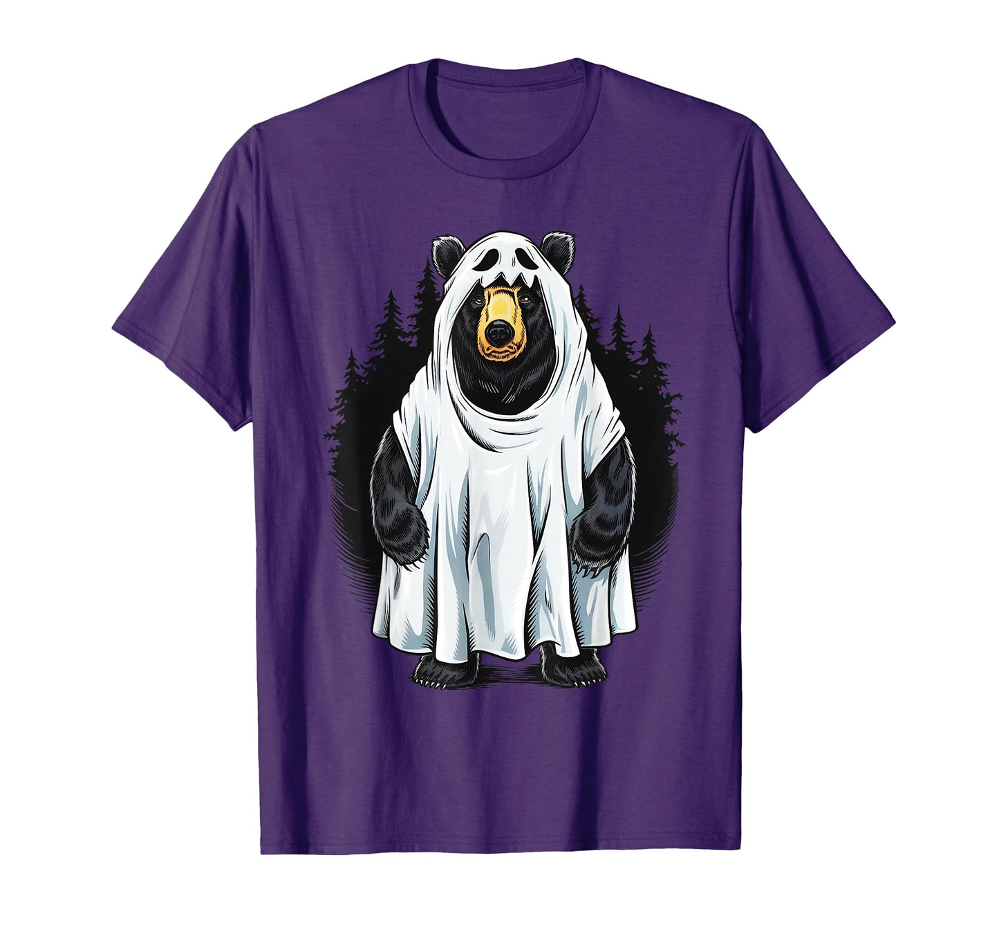 Funny Bear Cool Boo Ghost Halloween Costume Gifts T-Shirt