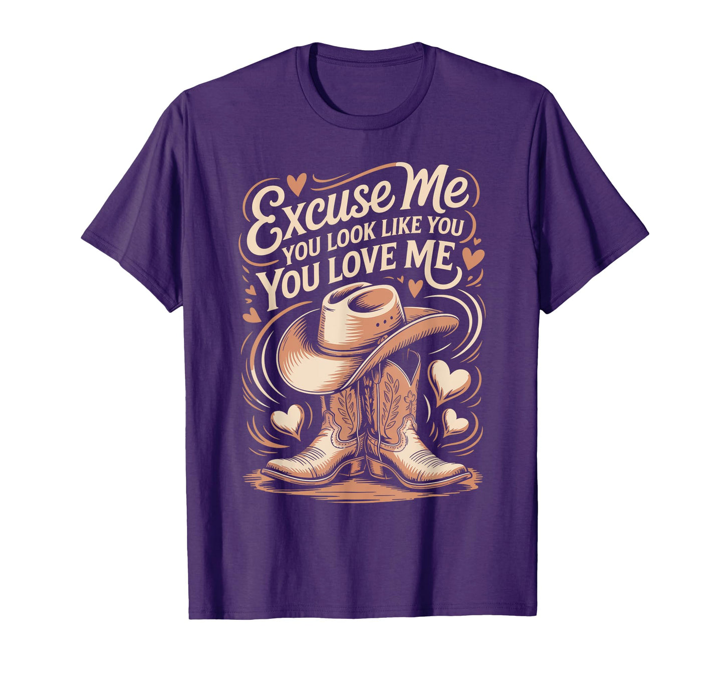 Funny Excuse Me You Look Like You Love Me Funny Boots Memes T-Shirt
