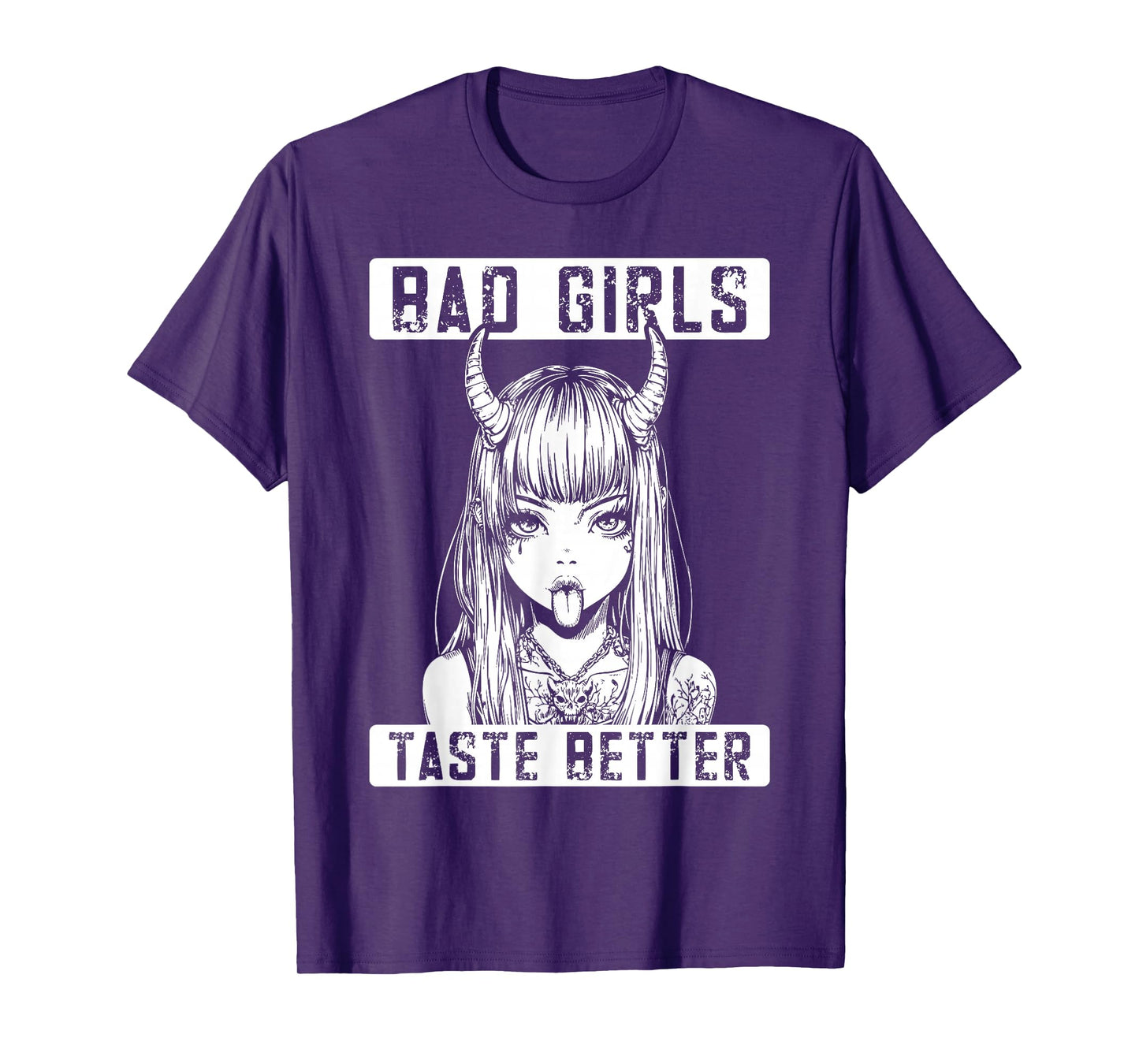 Bad Girls Taste Better Funny Adult Humor Tattoos Women Men T-Shirt