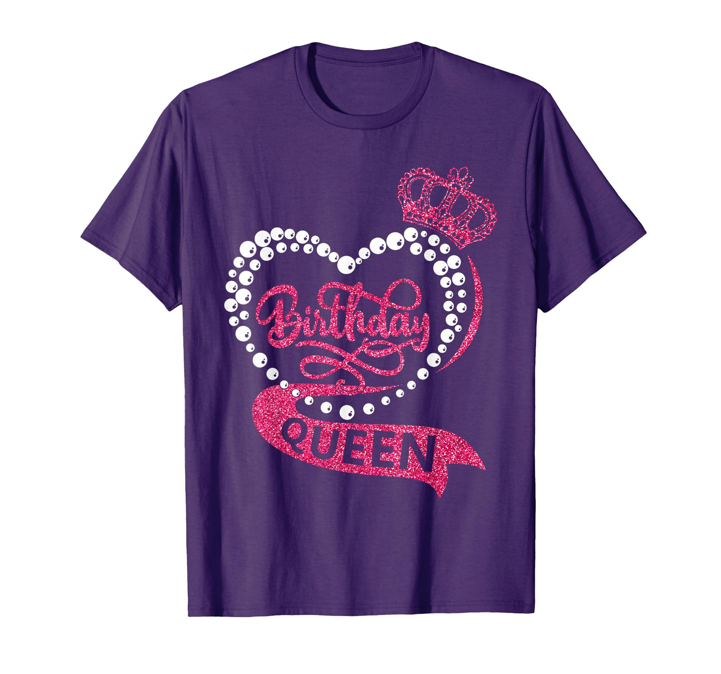 Birthday Queen Squad It's My Birthday Girls Women Matching T-Shirt