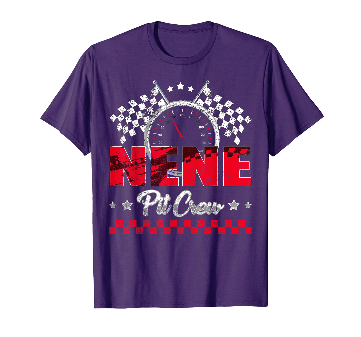 Race Car Birthday Party Racing Family Nene Pit Crew T-Shirt