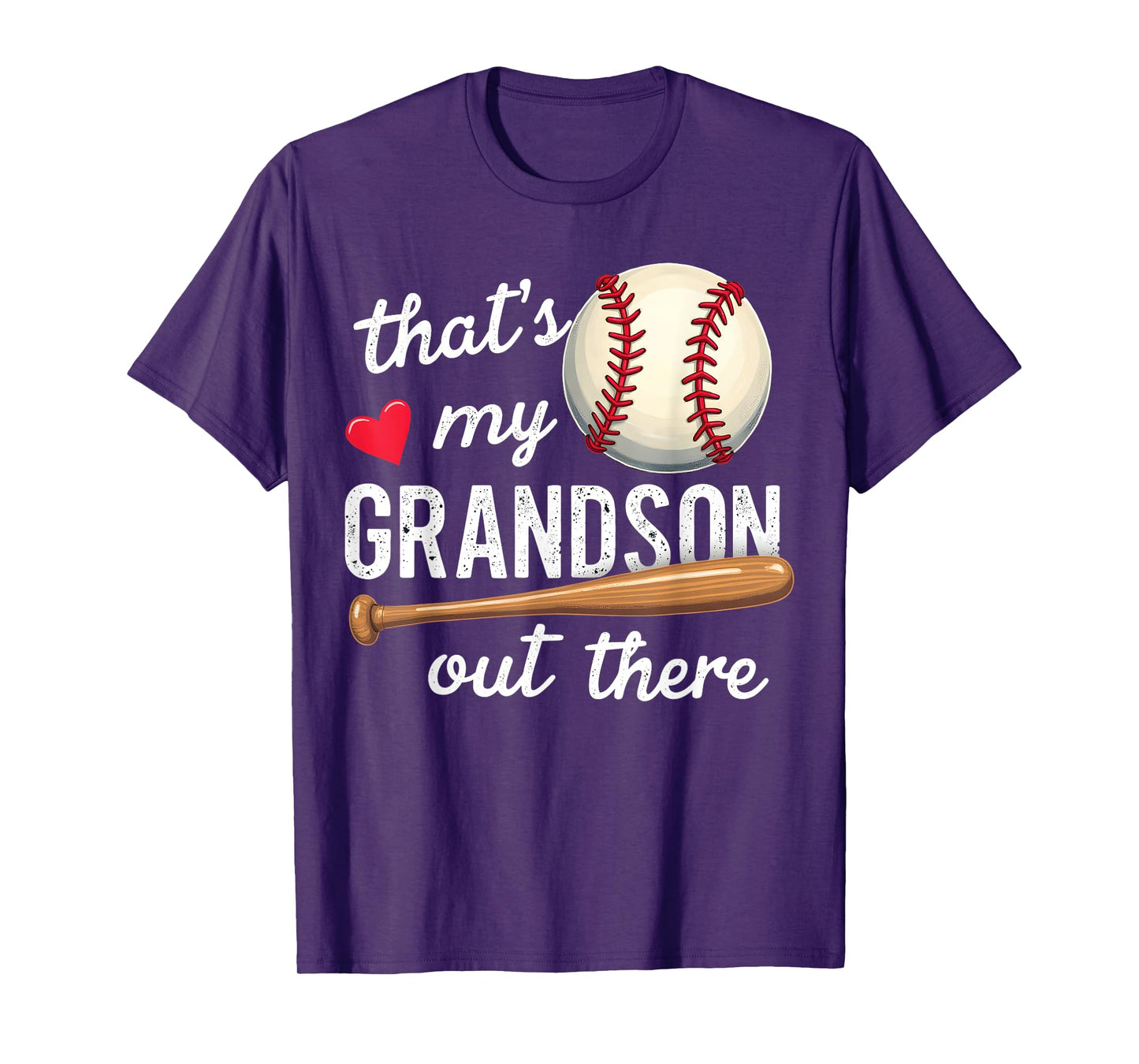 That's My Grandson Out There Baseball Grandma Mothers Day T-Shirt