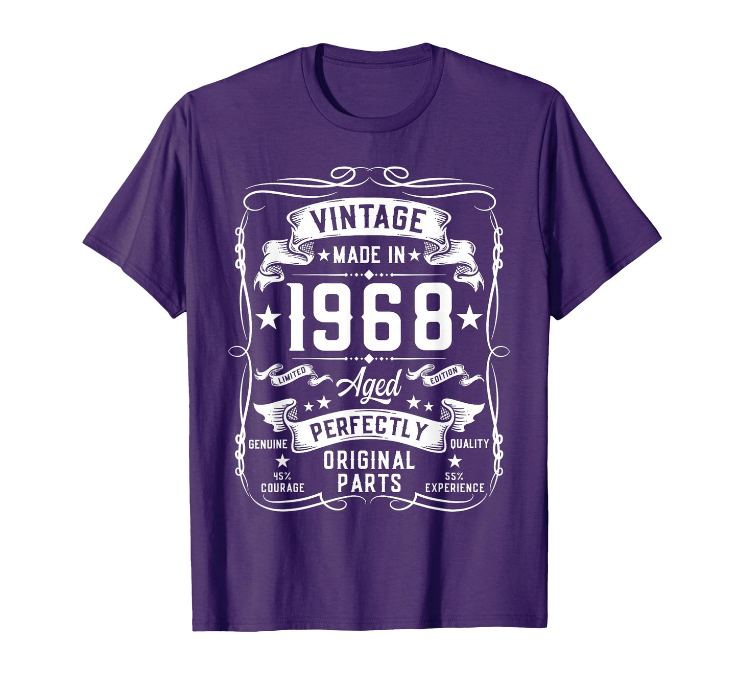 Vintage 1968 57 Years Old Gifts for Men 57yr 57th Birthday T-Shirt