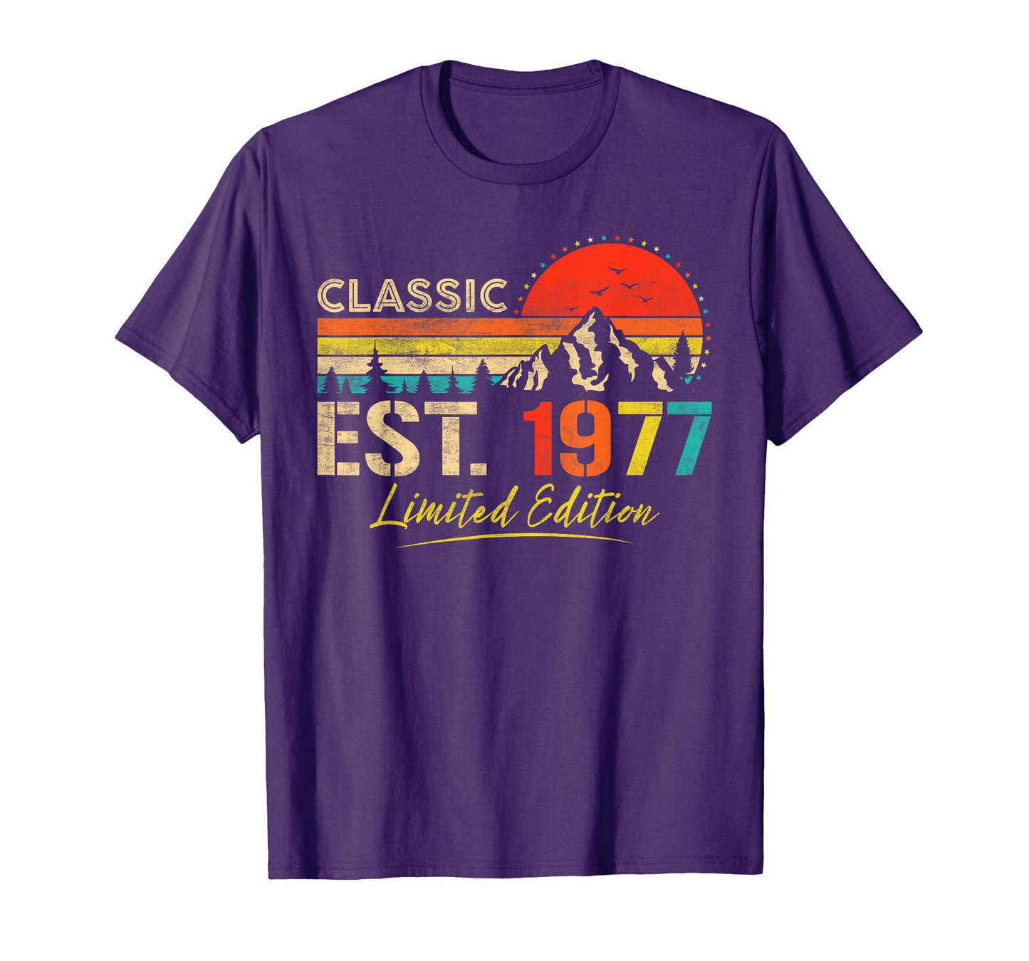 Classic Est. 1977 Limited Edition Vintage Year 1977 Birthday T-Shirt