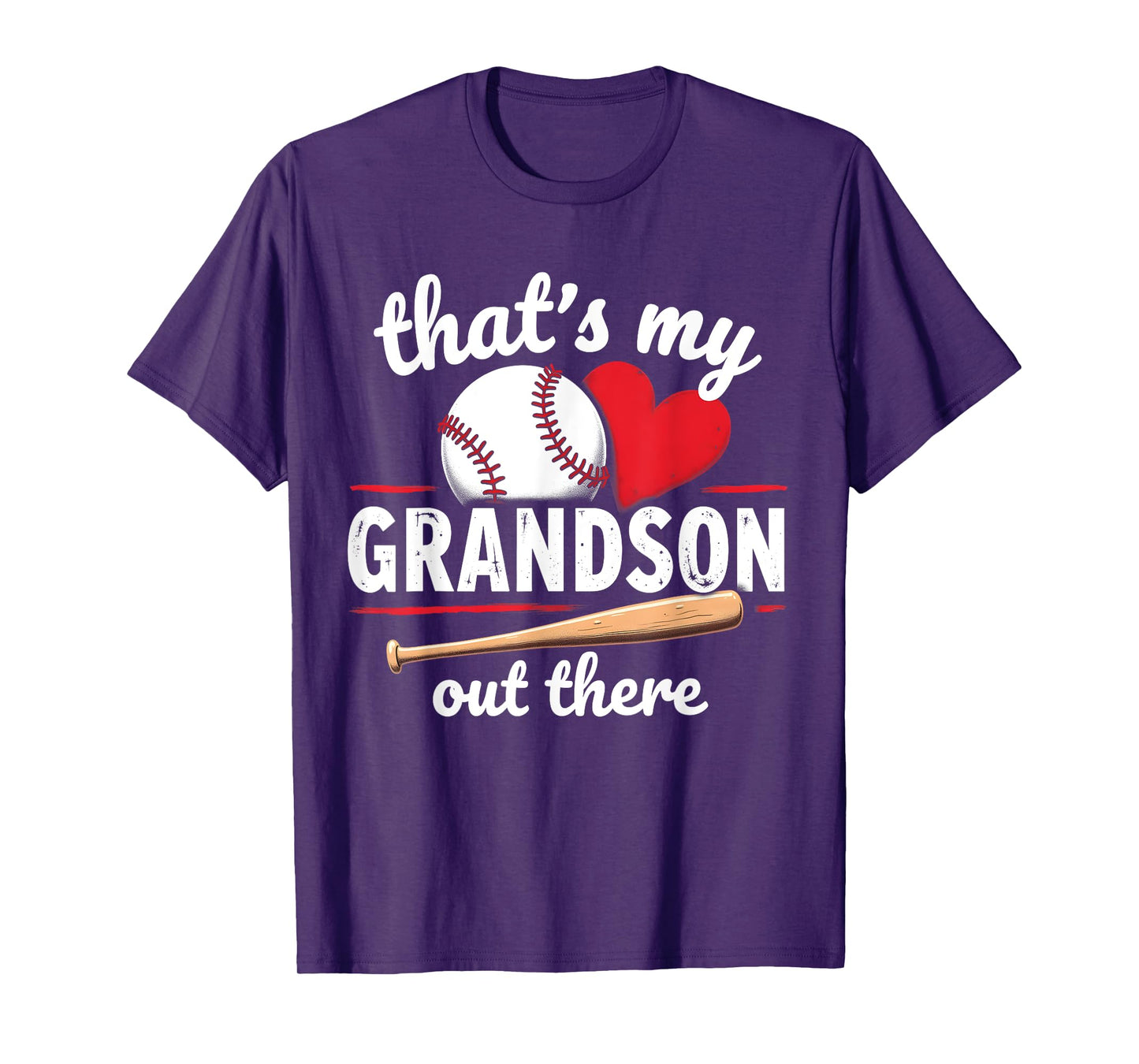 That's My Grandson Out There Baseball Grandma Mothers Day T-Shirt