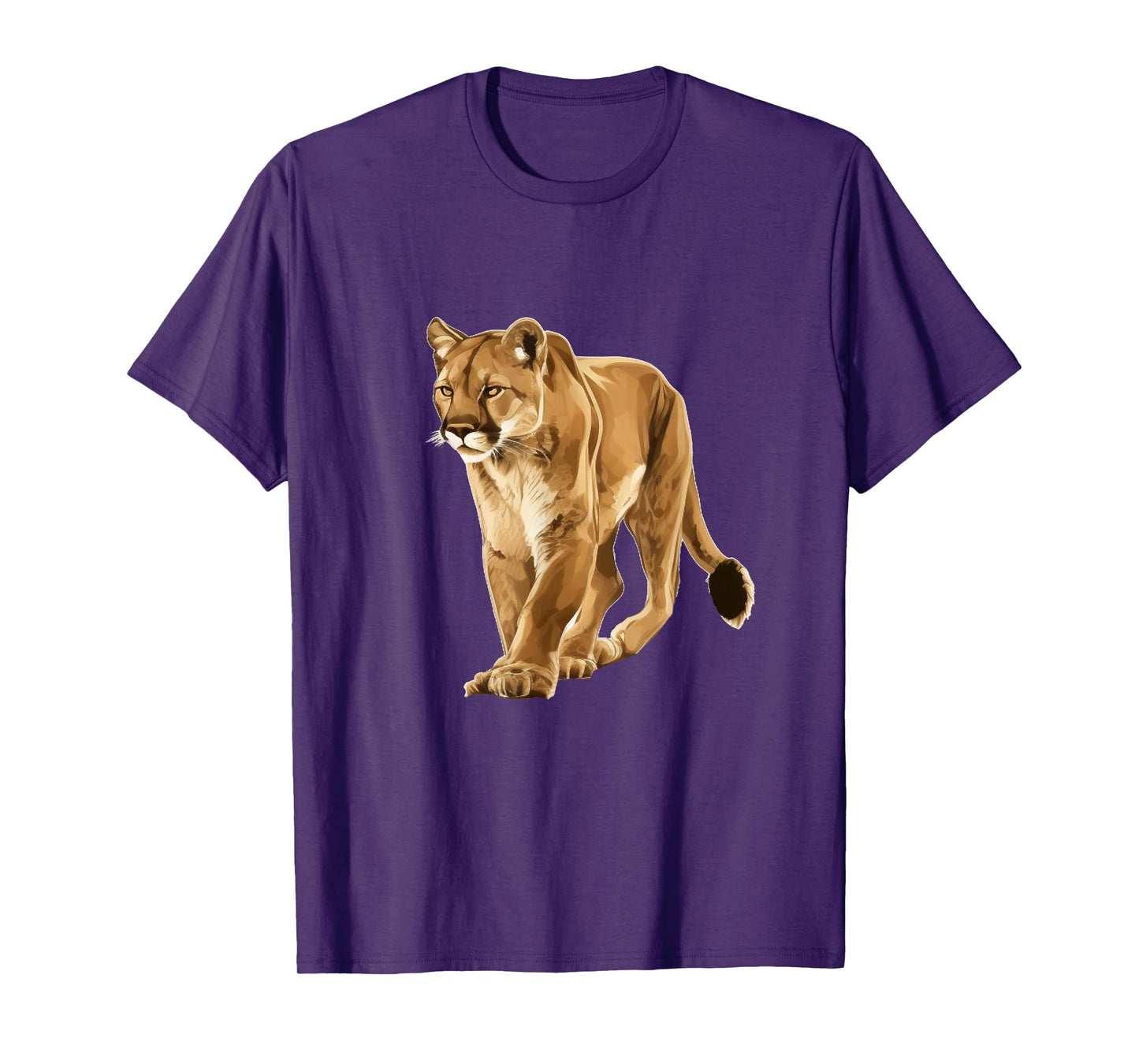 Cougar Face for Wild and big Cats Lovers T-Shirt