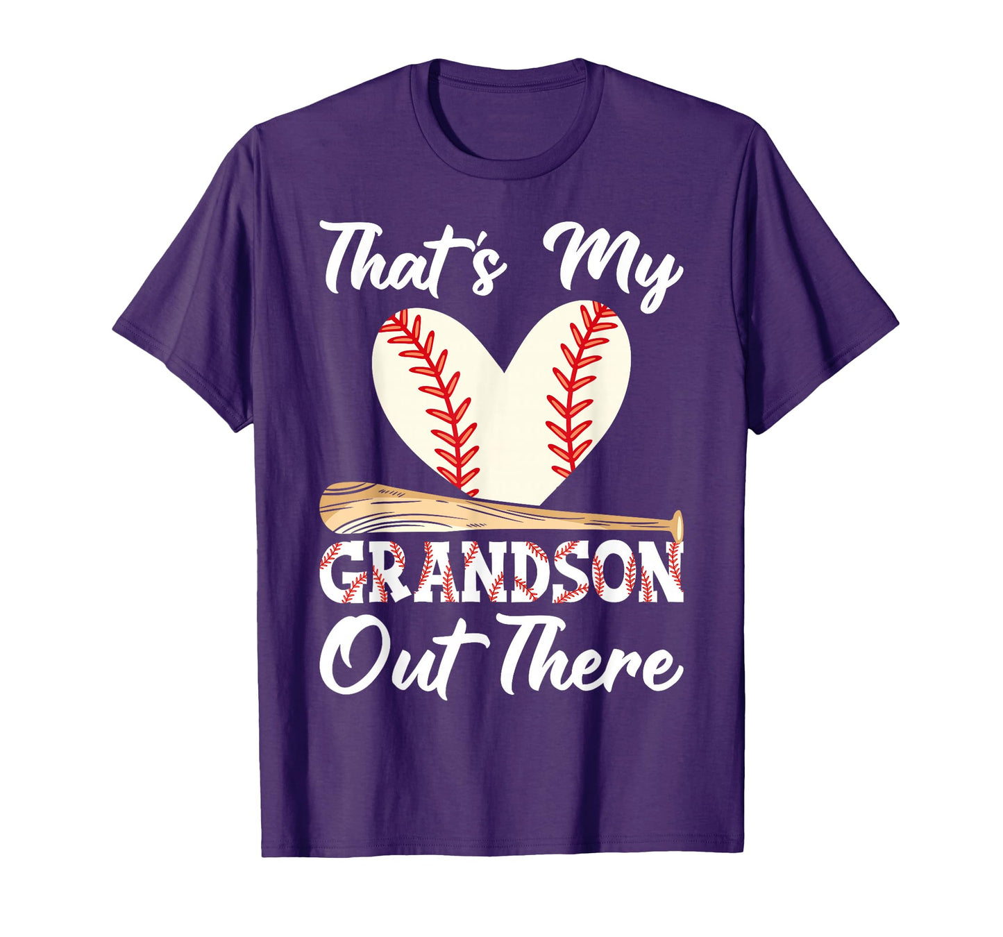 That's My Grandson Out There Baseball Grandma Mother's Day T-Shirt