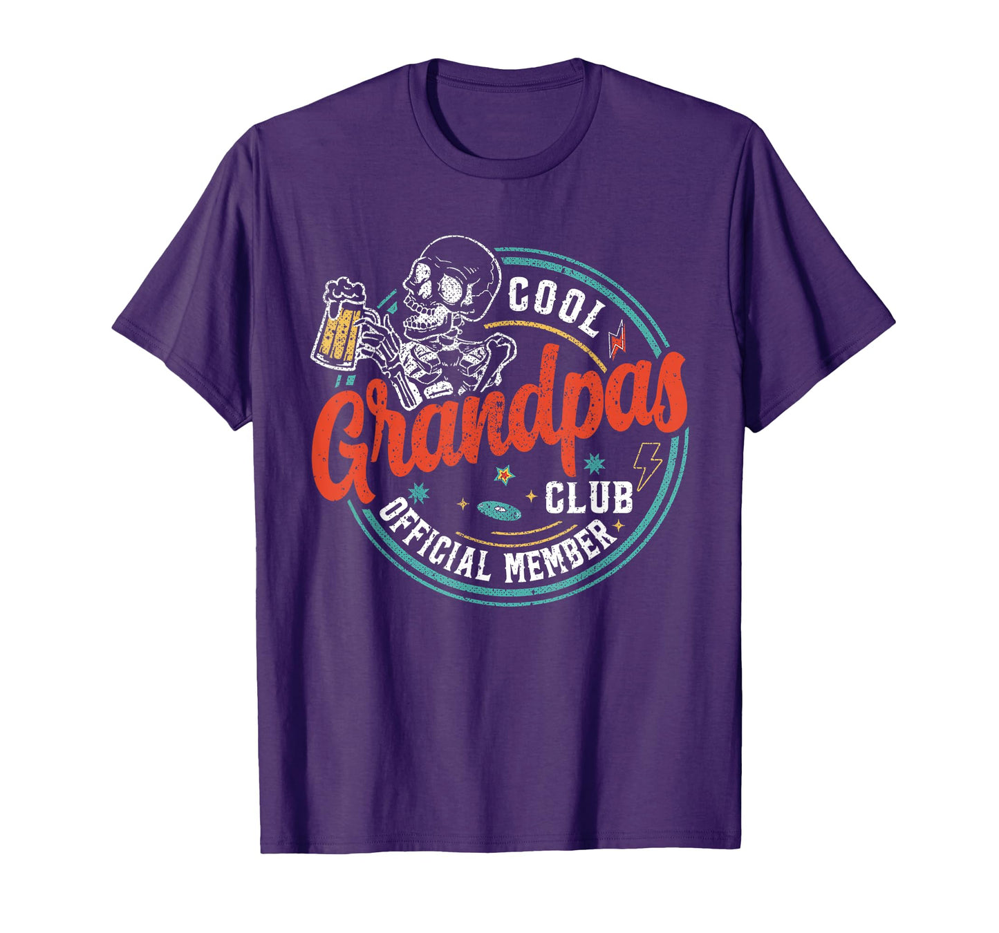 Grandpa Shirt Official Member Cool Grandpas Club T-Shirt