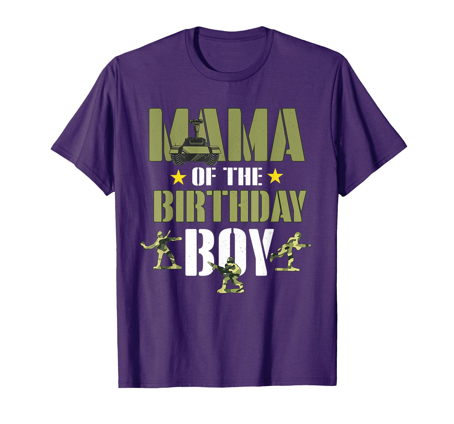 Mama of The Birthday Boy Shirt Army Camouflage Mommy Mom 1st T-Shirt