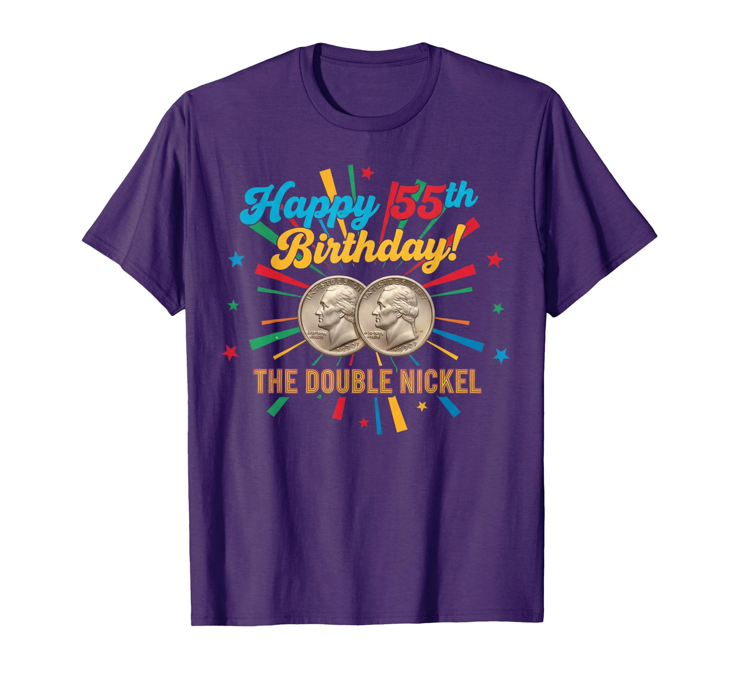 Double Nickel 55th Birthday Born 1970 T-Shirt
